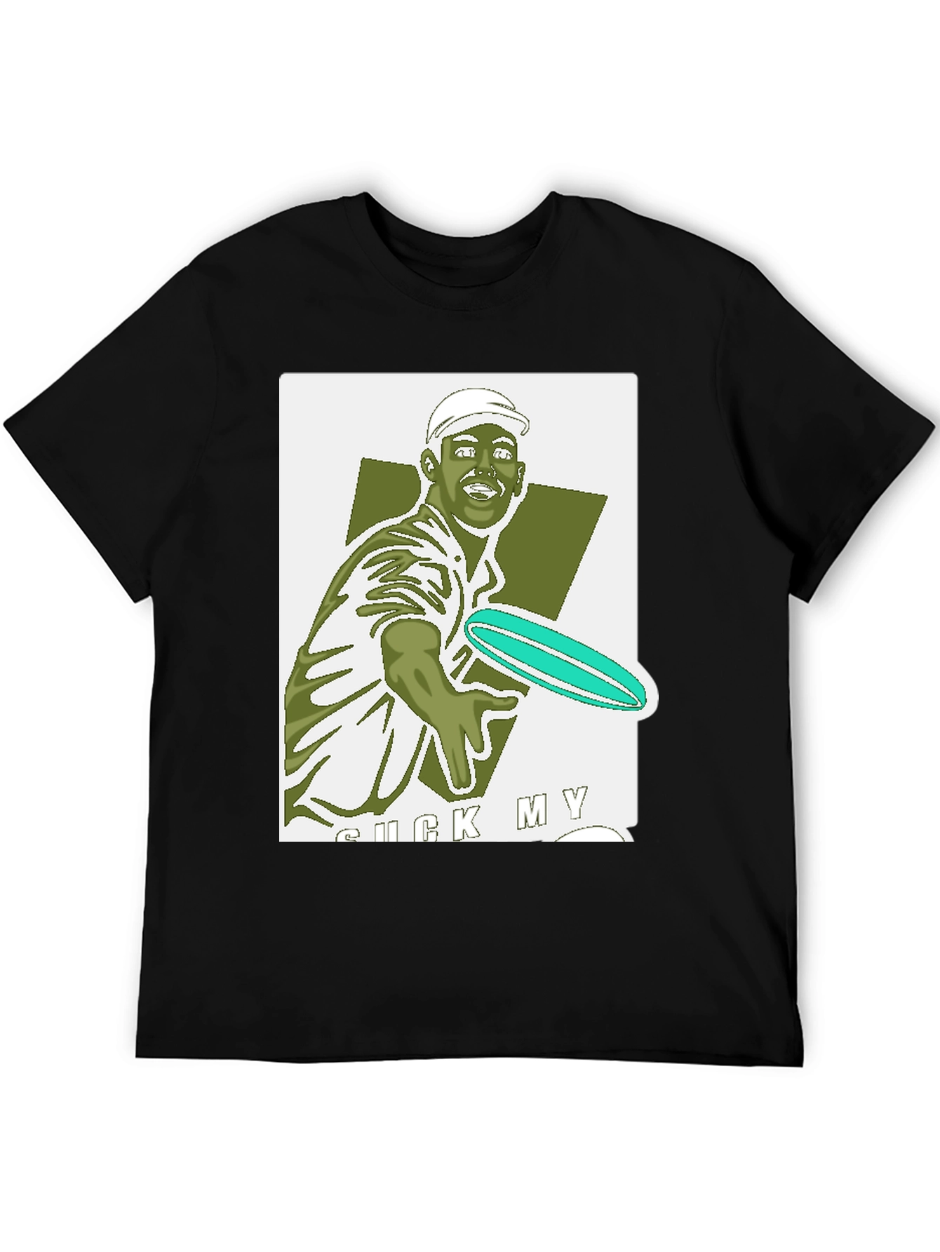 Frisbee Golf Black Tee