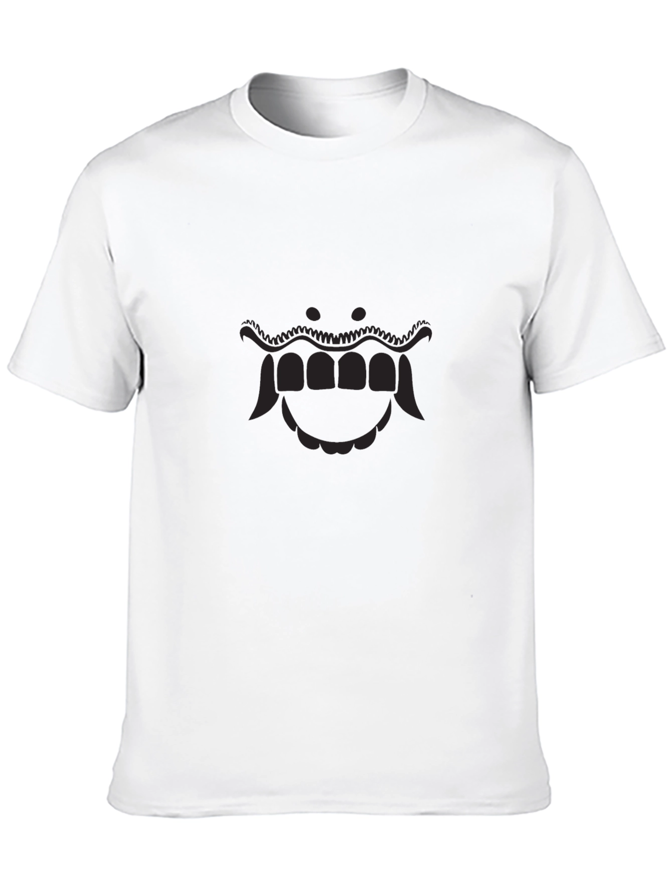 Black Oni Mask Graphic T-Shirt