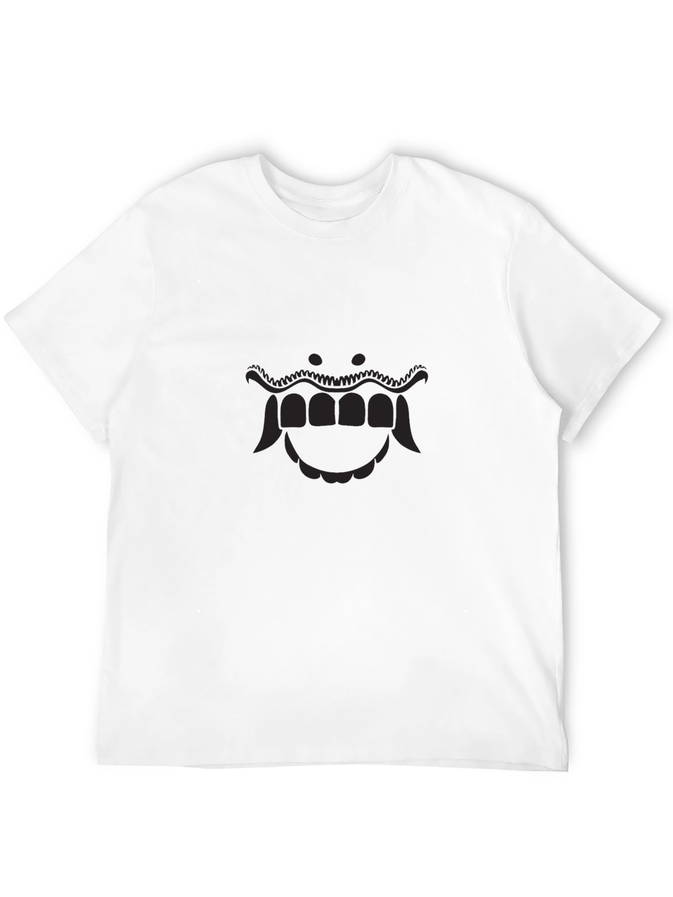 Black Oni Mask Graphic T-Shirt