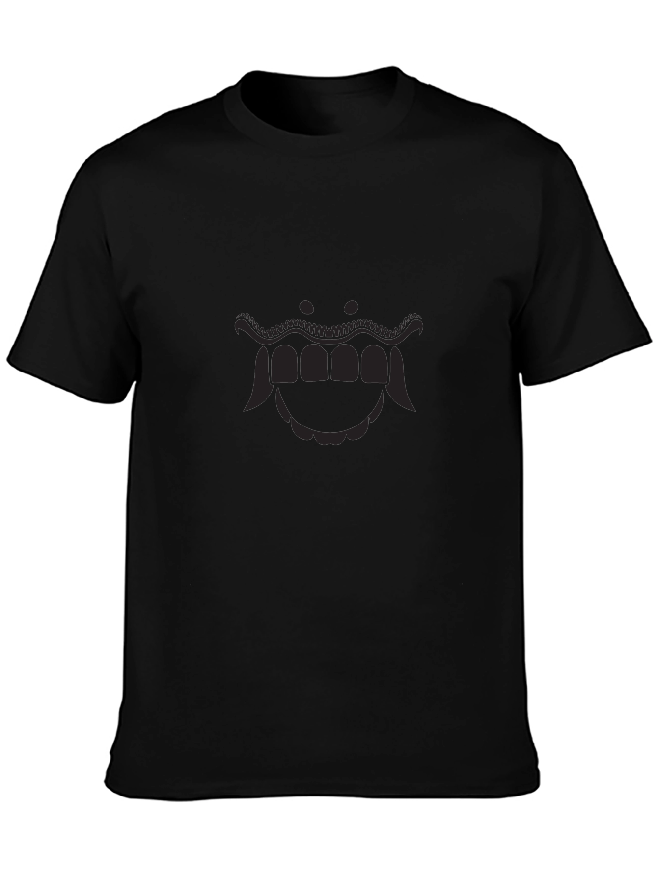 Black Oni Mask Graphic T-Shirt