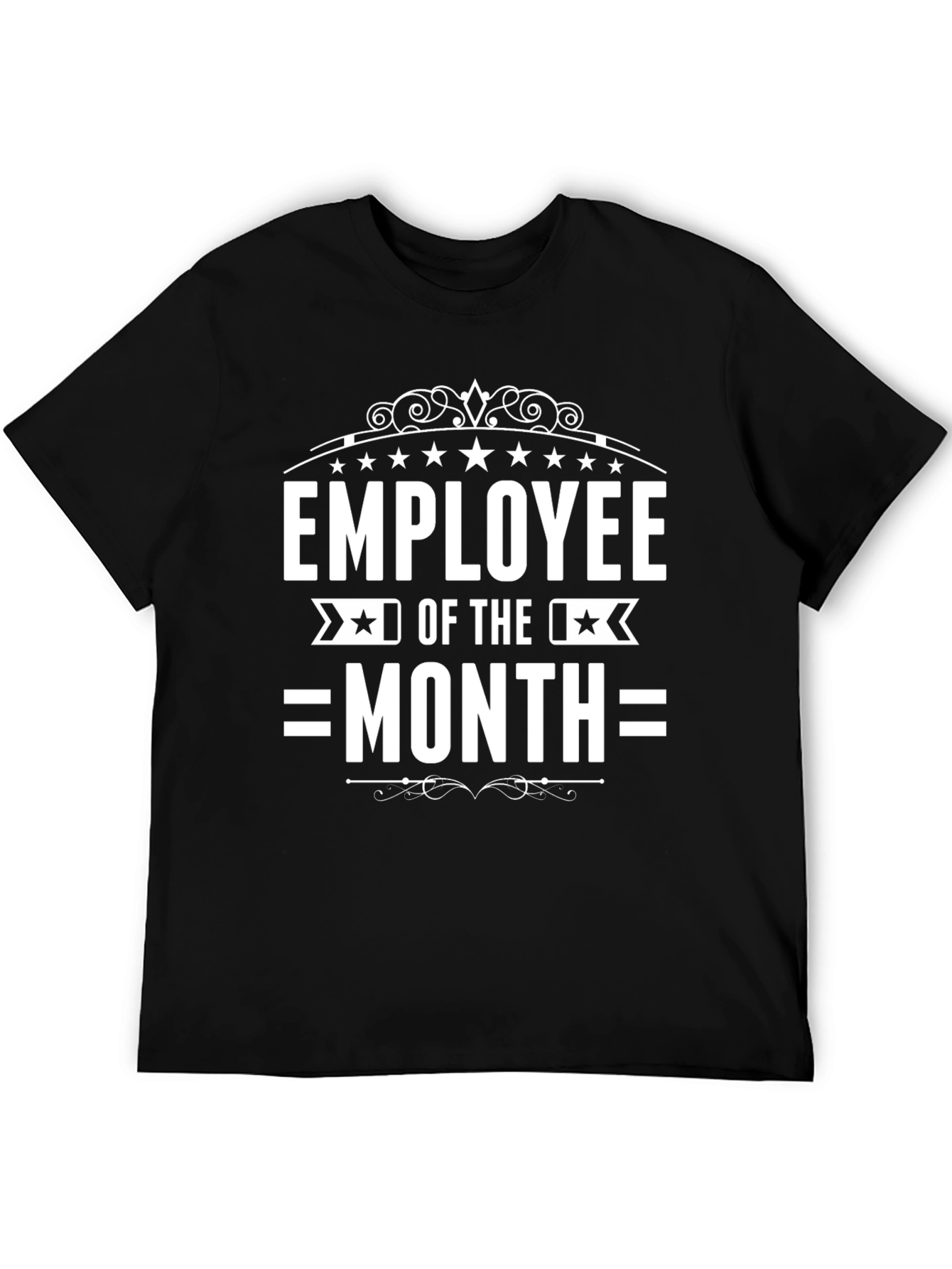 Employee of the Month Black Graphic Tee