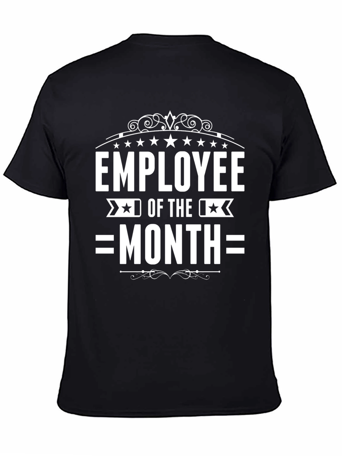 Employee of the Month Black Graphic Tee