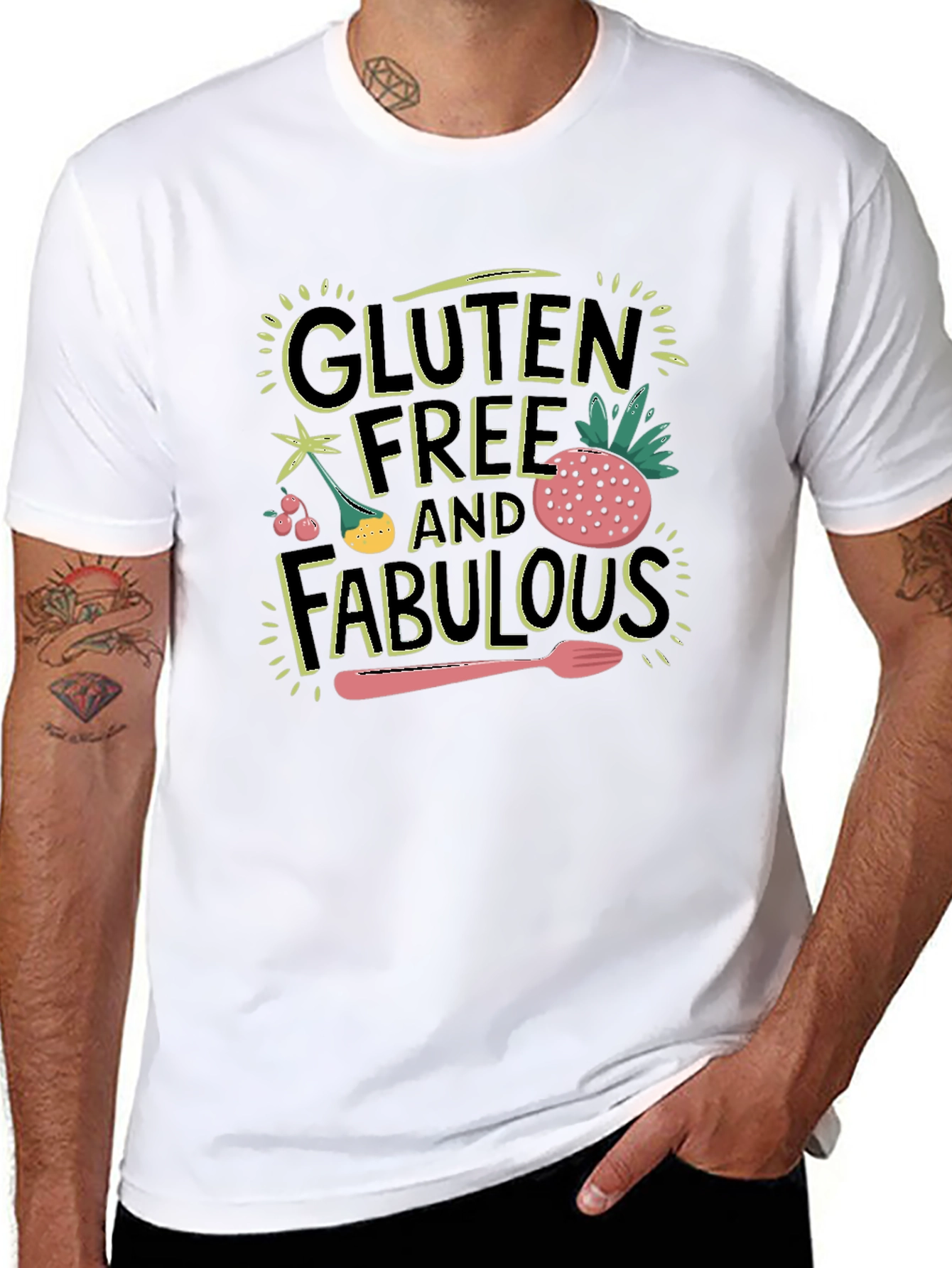 Gluten Free & Fabulous Graphic T-Shirt