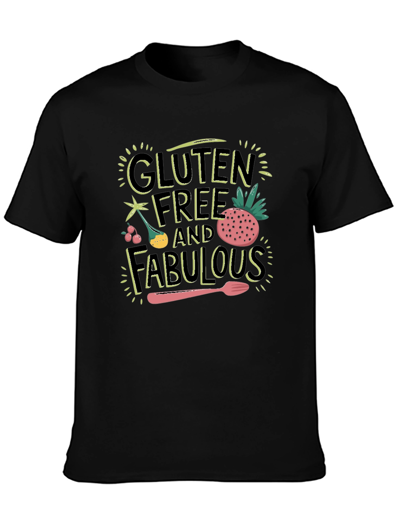 Gluten Free & Fabulous Graphic T-Shirt