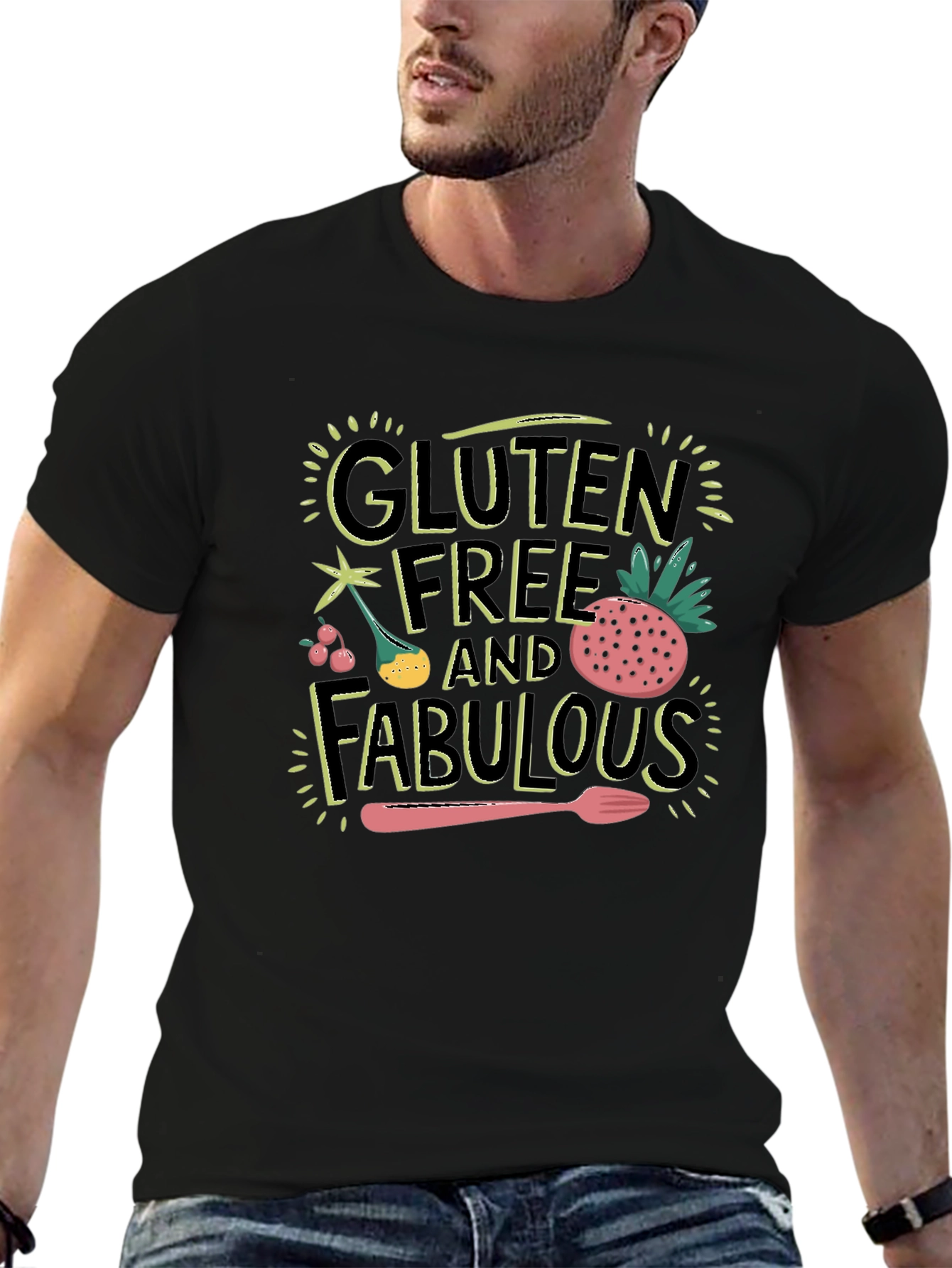 Gluten Free & Fabulous Graphic T-Shirt