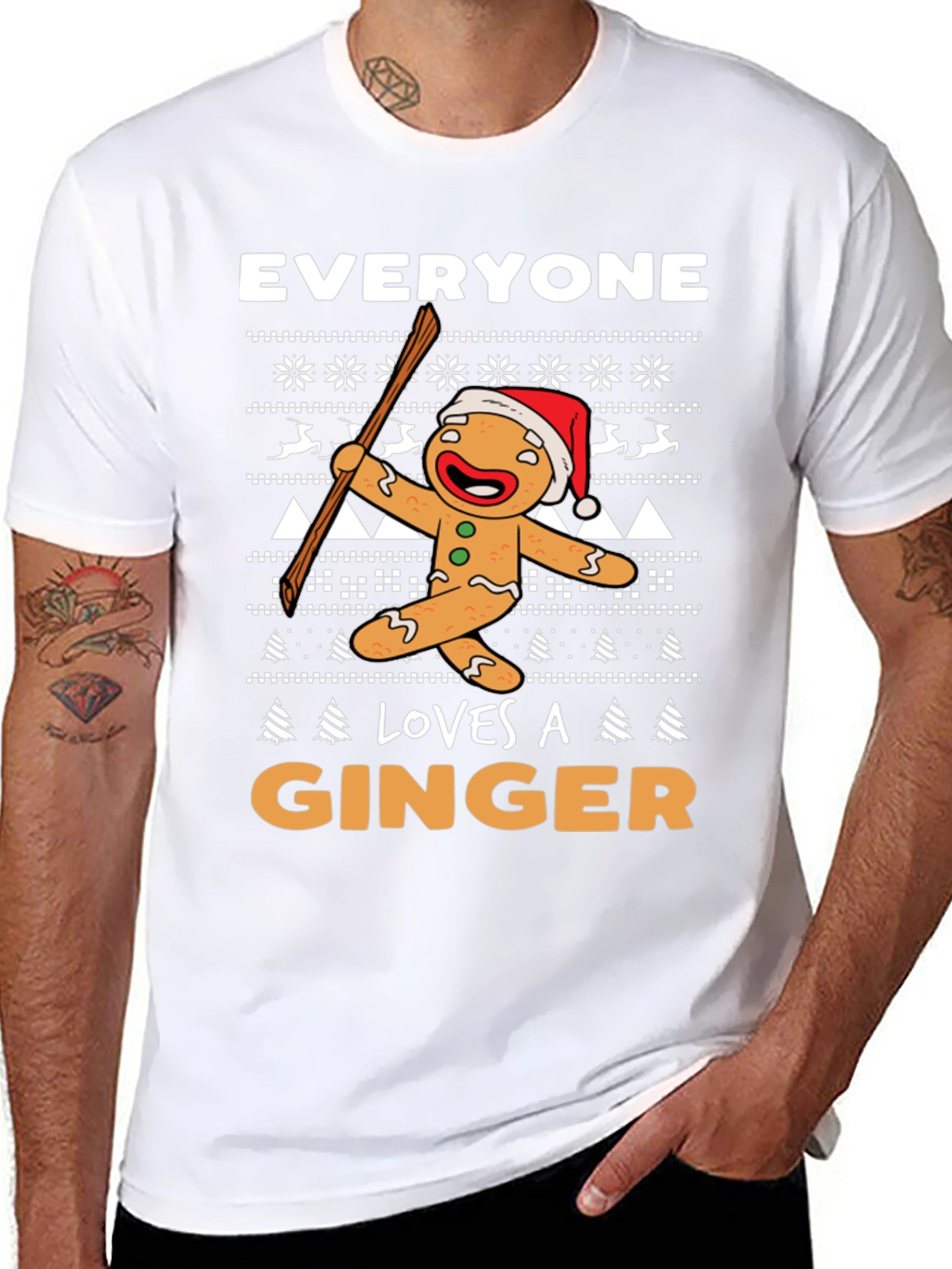 Gingerbread Man Christmas T-Shirt