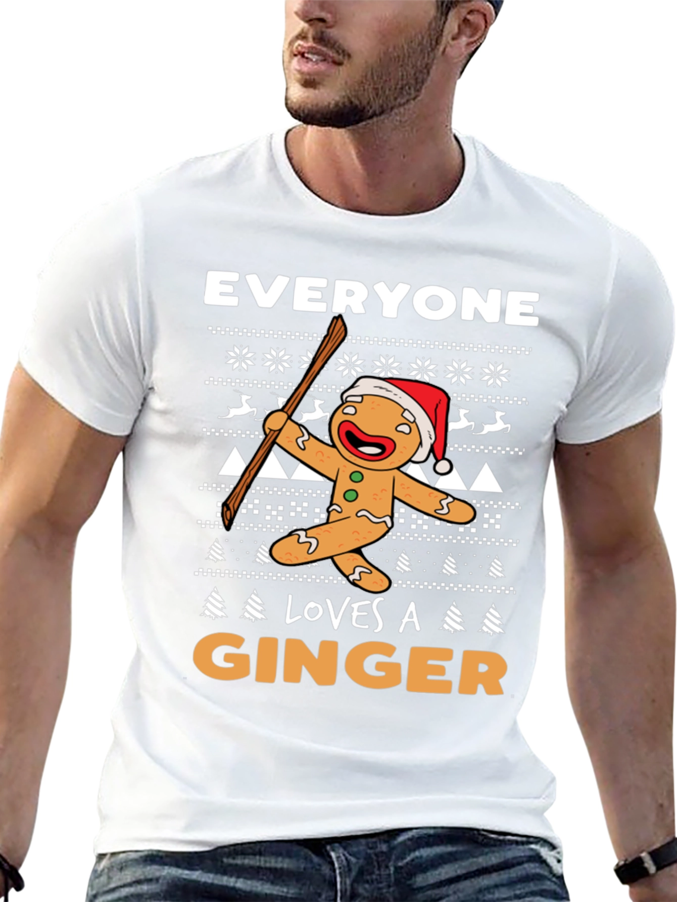 Gingerbread Man Christmas T-Shirt