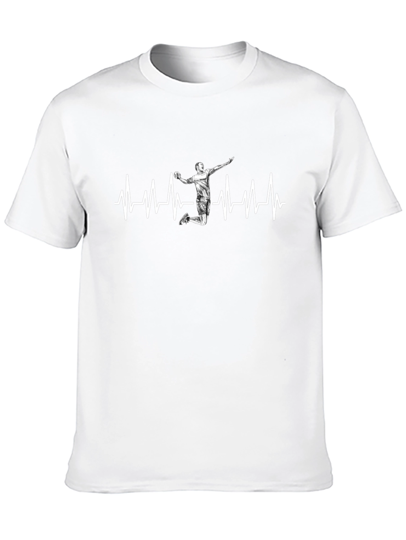 Handball Heartbeat Graphic T-Shirt