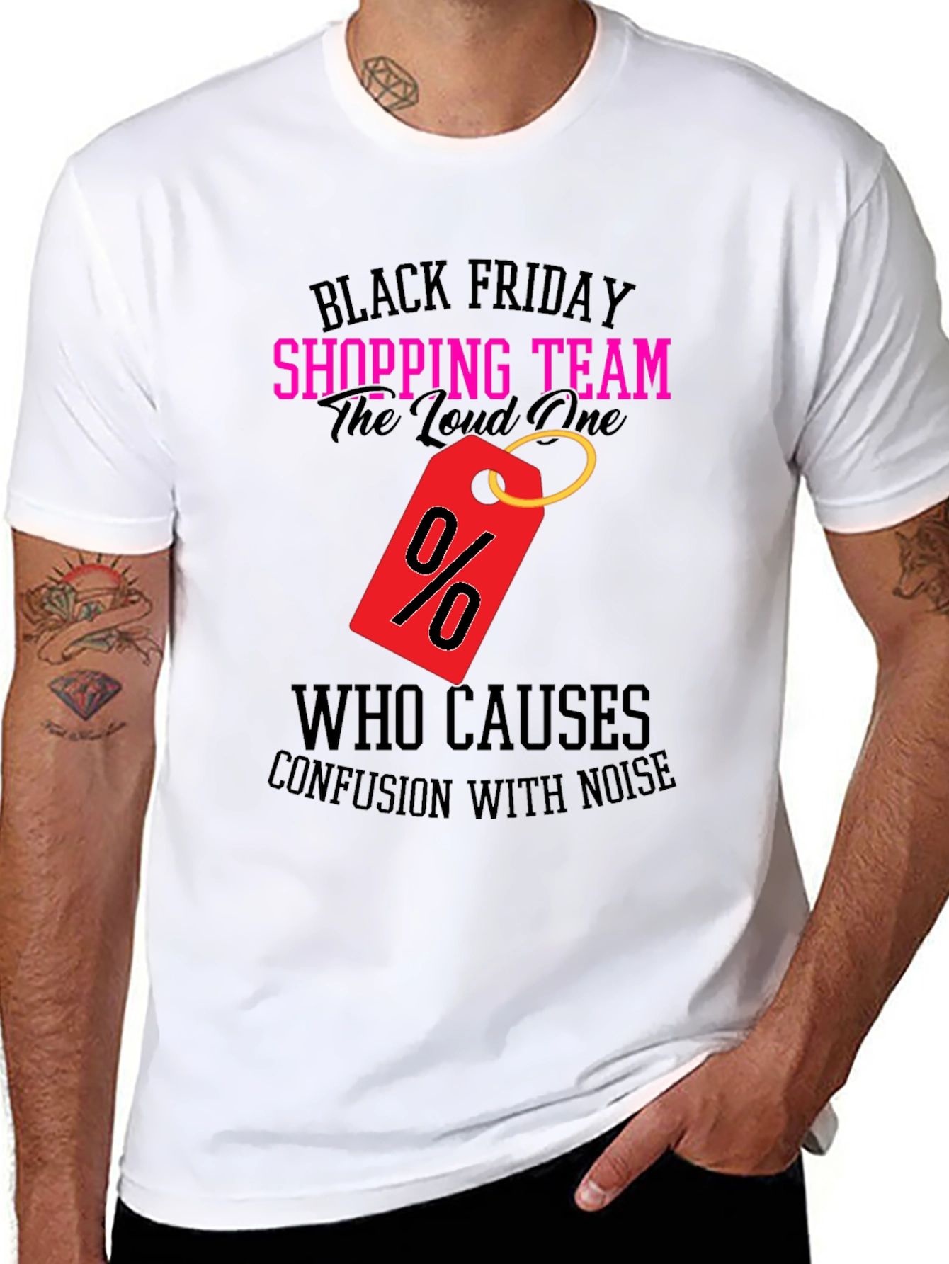 Black Friday Shopping Team Loud One T-Shirt