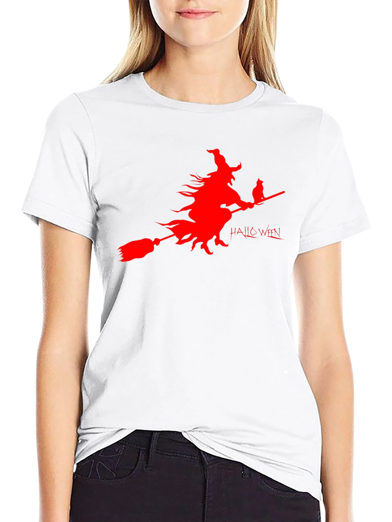 Halloween Witch Black T-Shirt