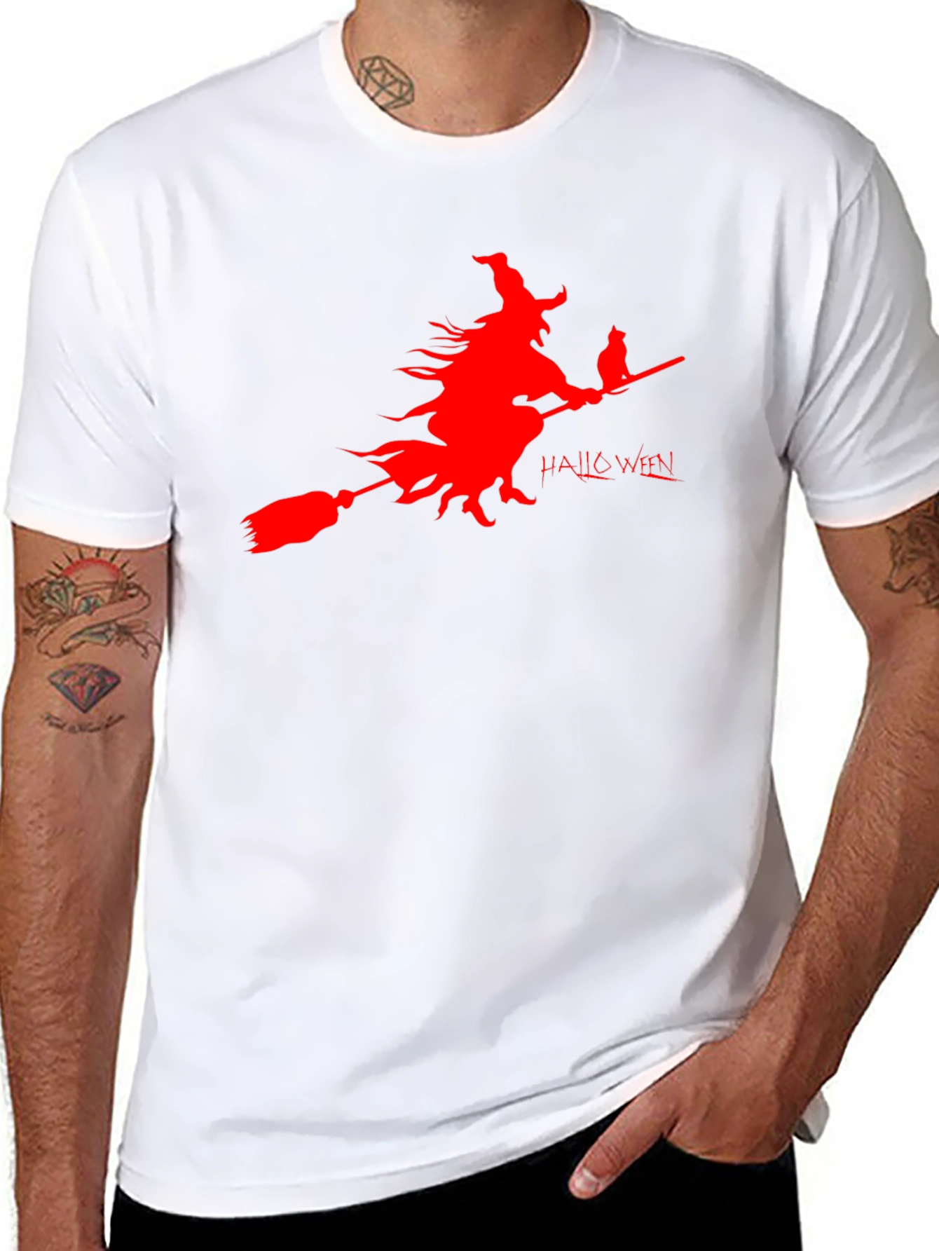 Halloween Witch Black T-Shirt