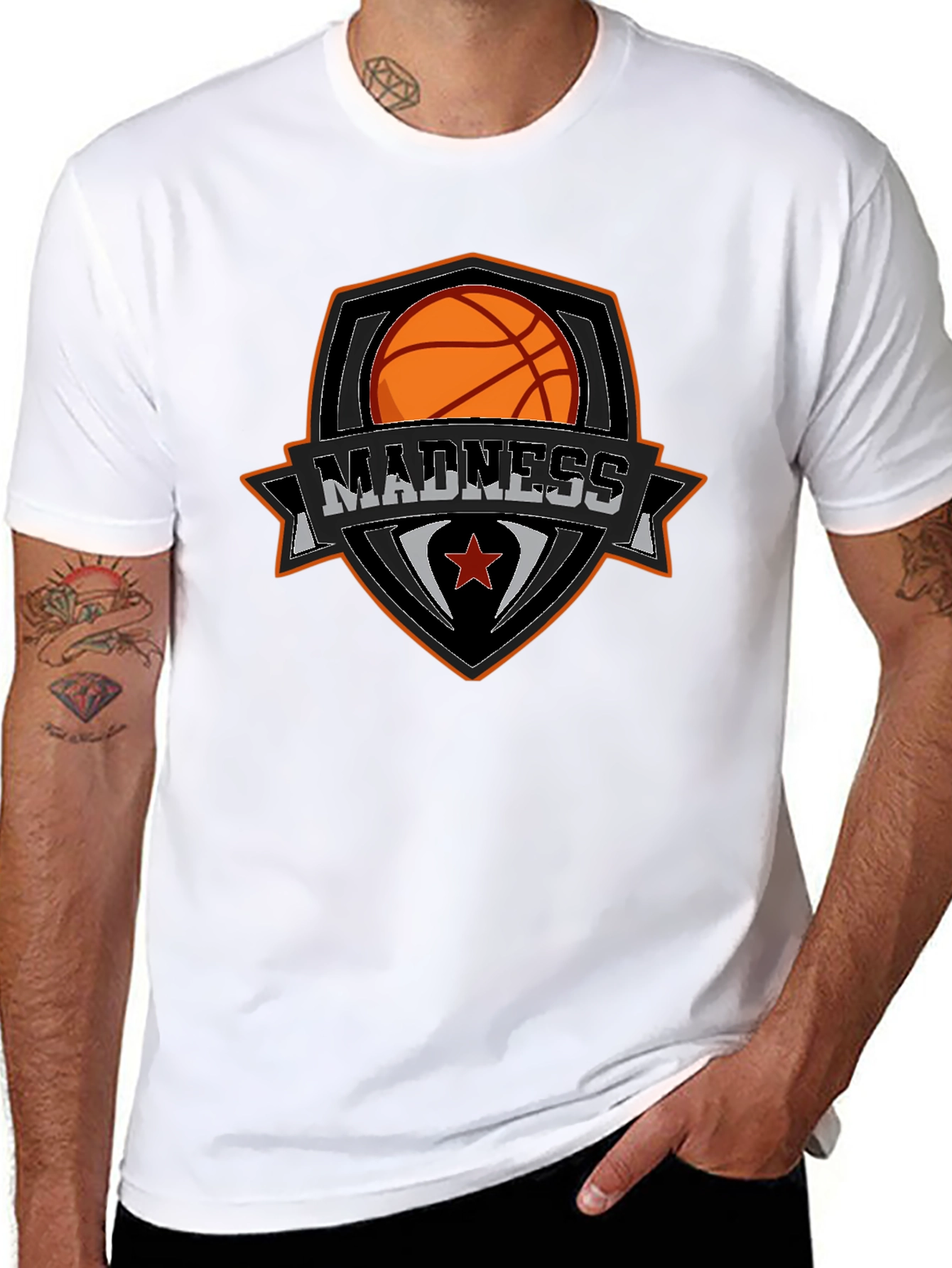 Madness Basketball Graphic T-Shirt