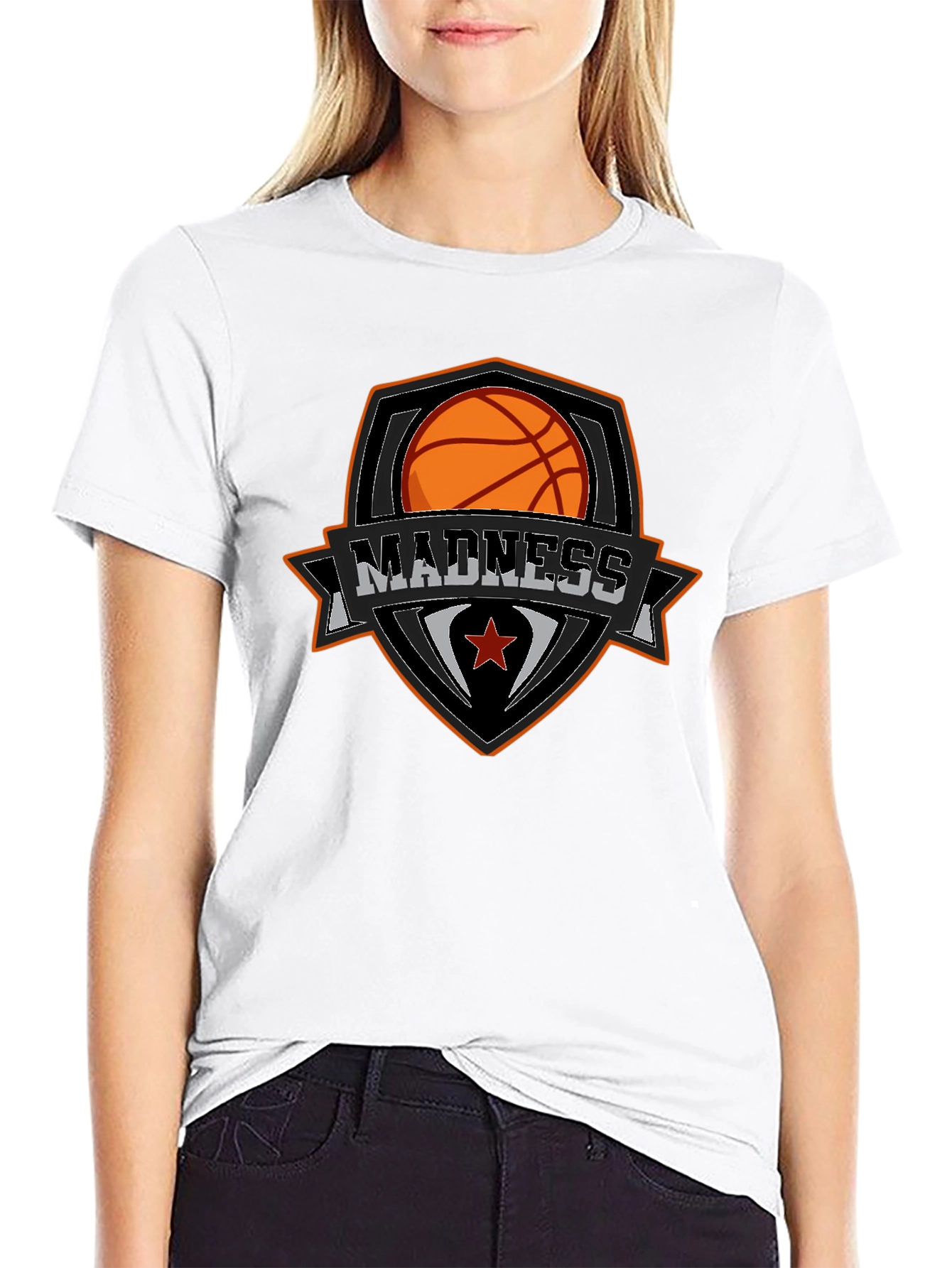 Madness Basketball Graphic T-Shirt