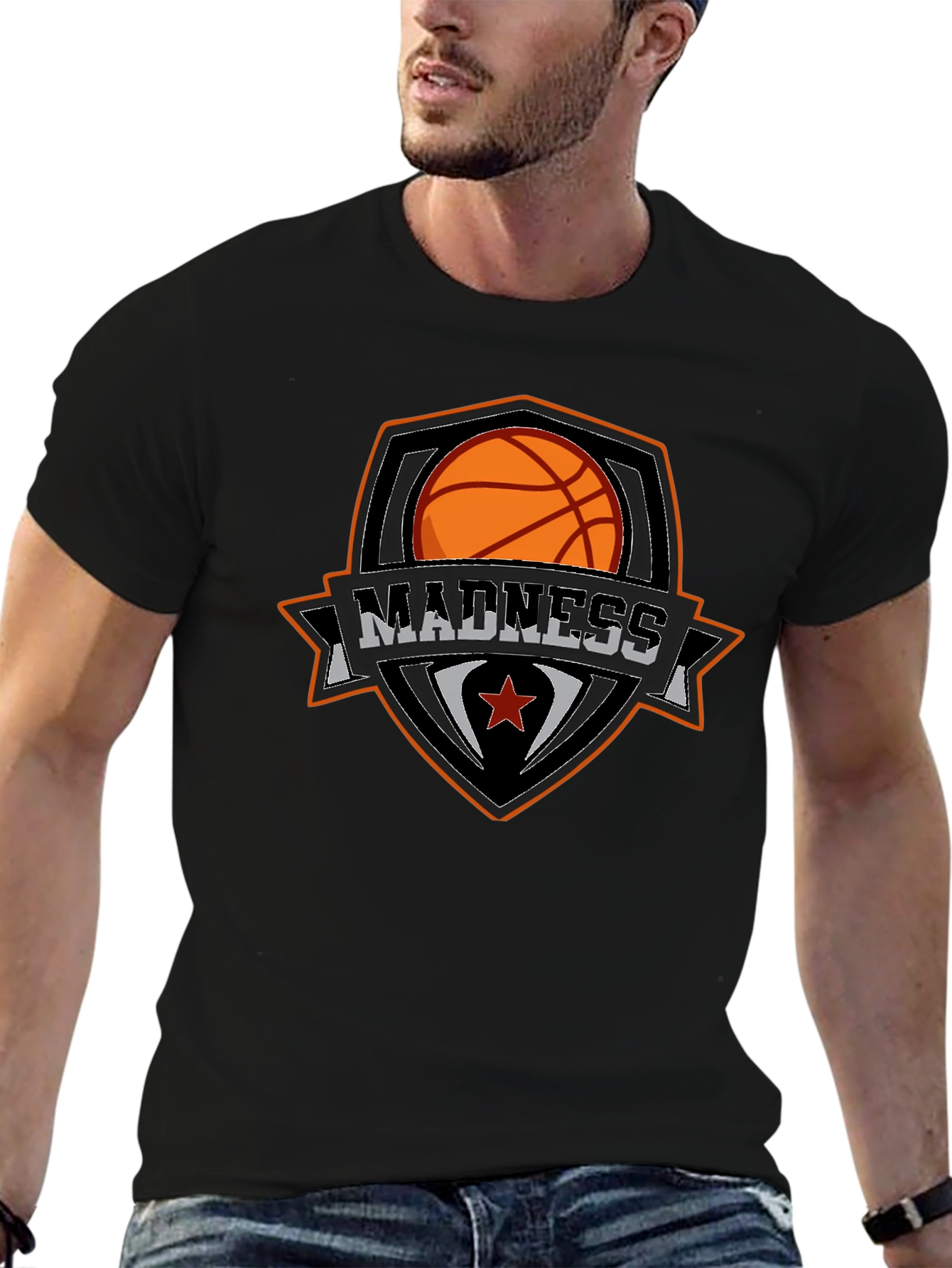 Madness Basketball Graphic T-Shirt