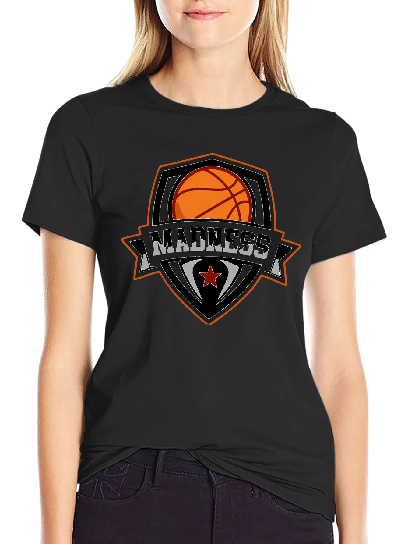 Madness Basketball Graphic T-Shirt