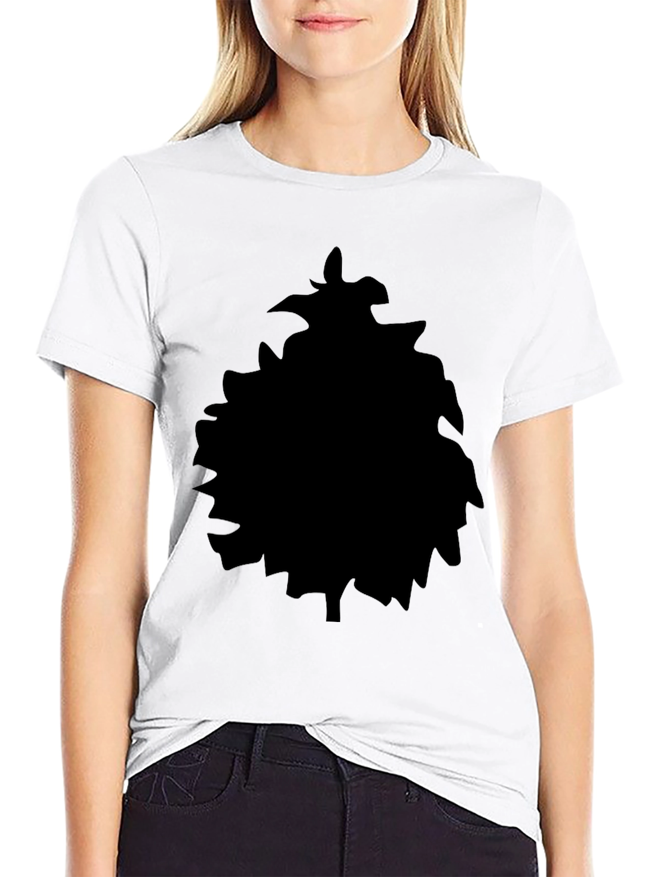 Black Silhouette Graphic Tee