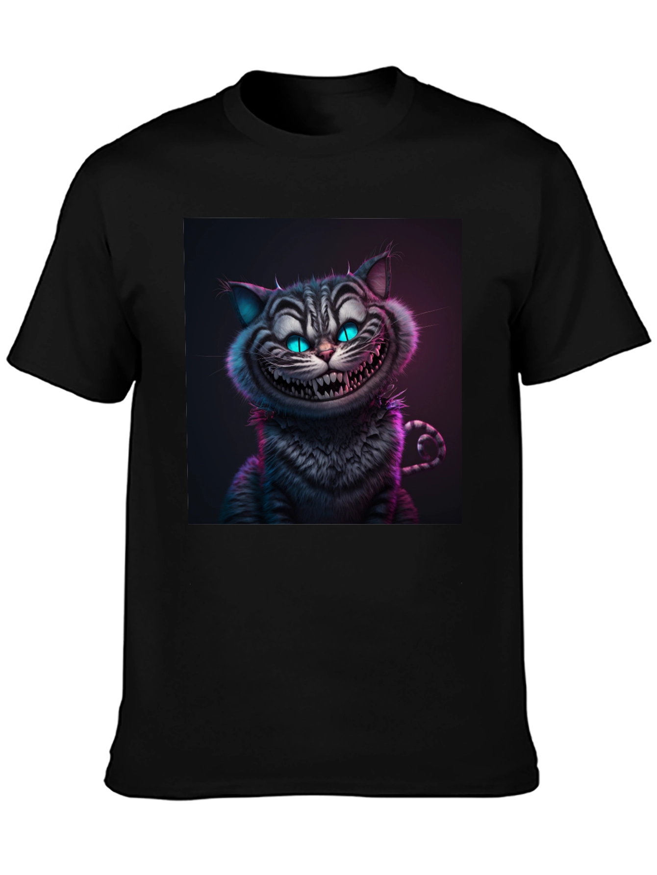 Cheshire Cat Grin Graphic T-Shirt