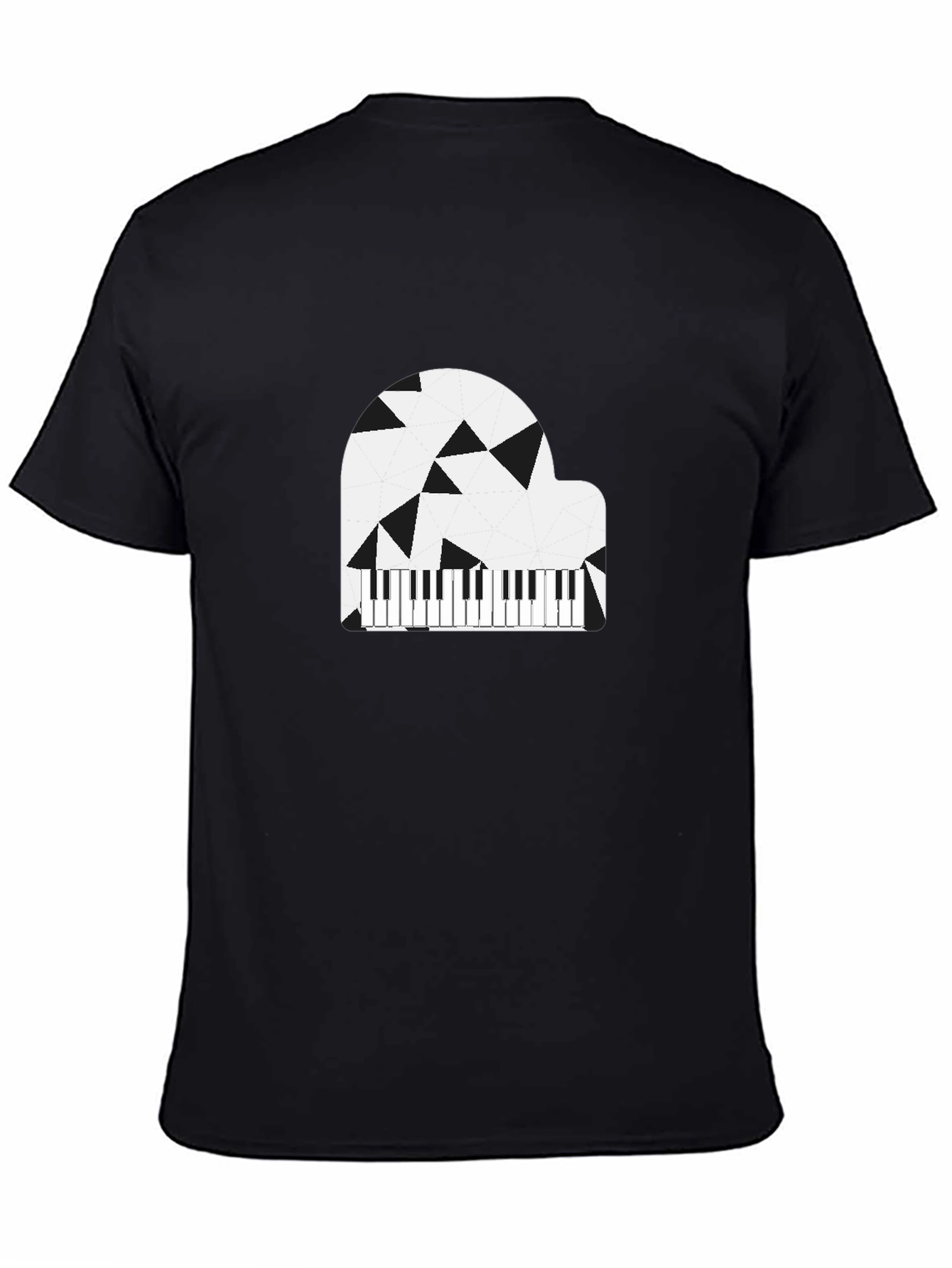 Abstract Piano Graphic T-Shirt