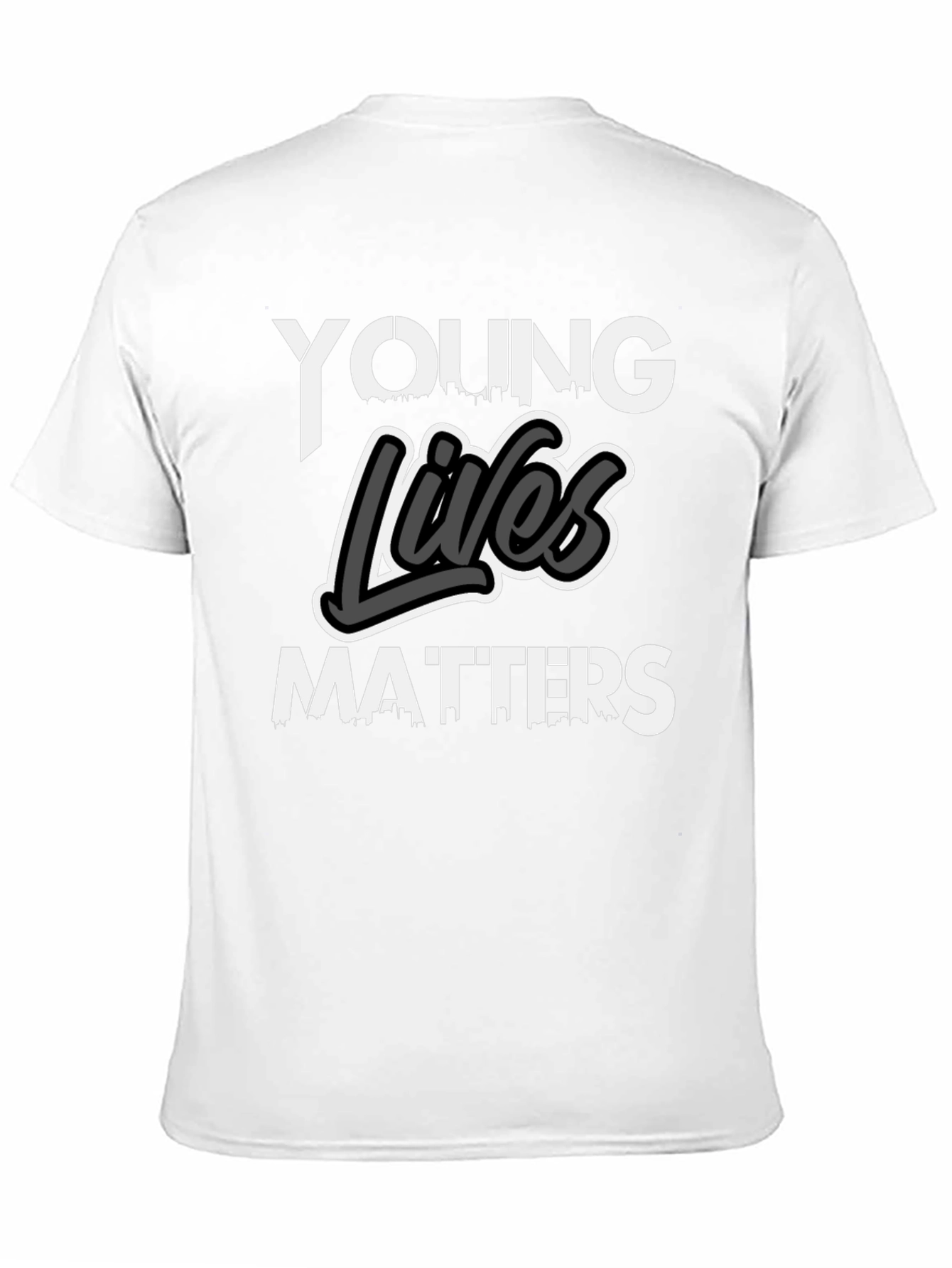 Young Lives Matters Graphic Tee - Black