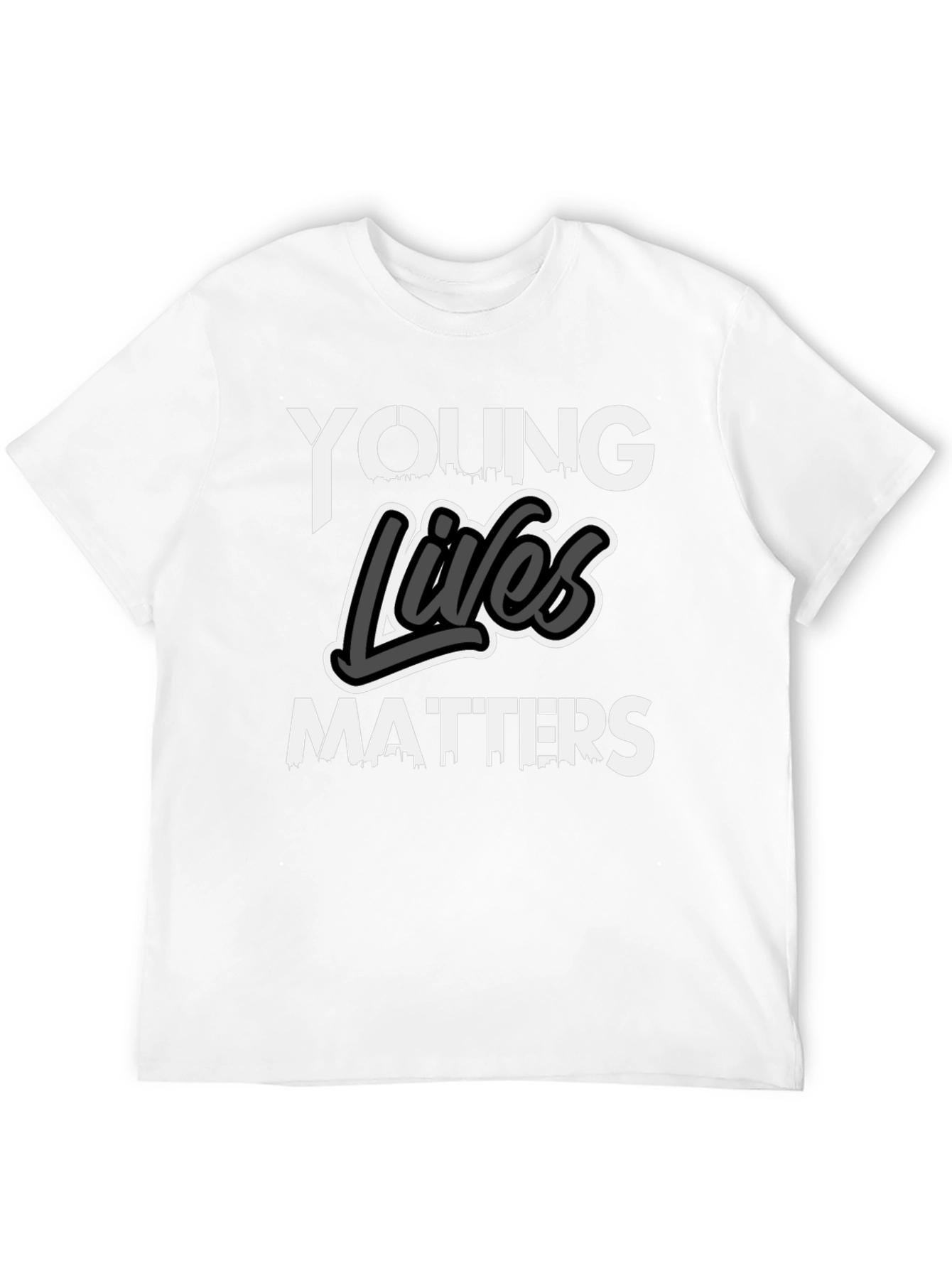 Young Lives Matters Graphic Tee - Black