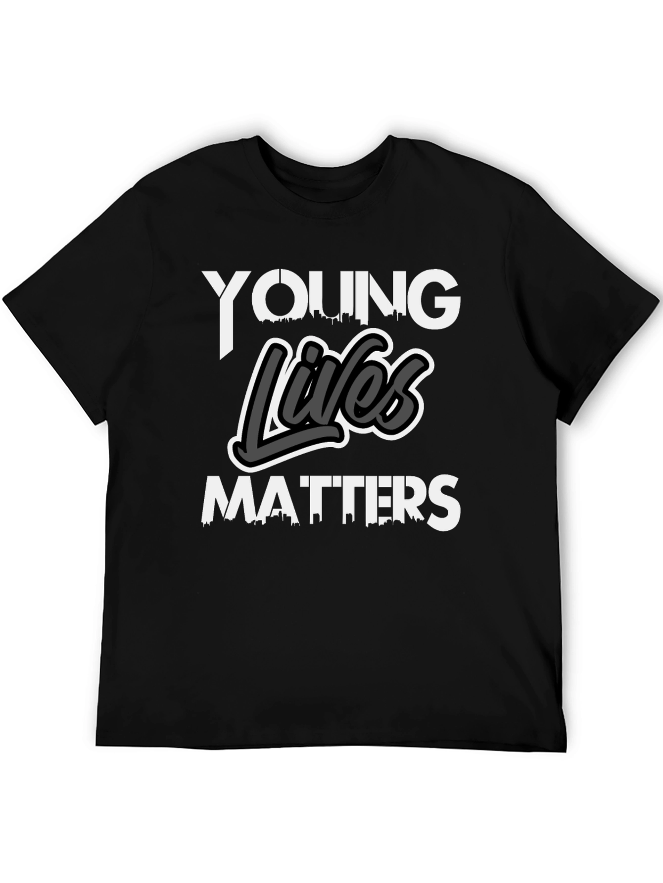 Young Lives Matters Graphic Tee - Black