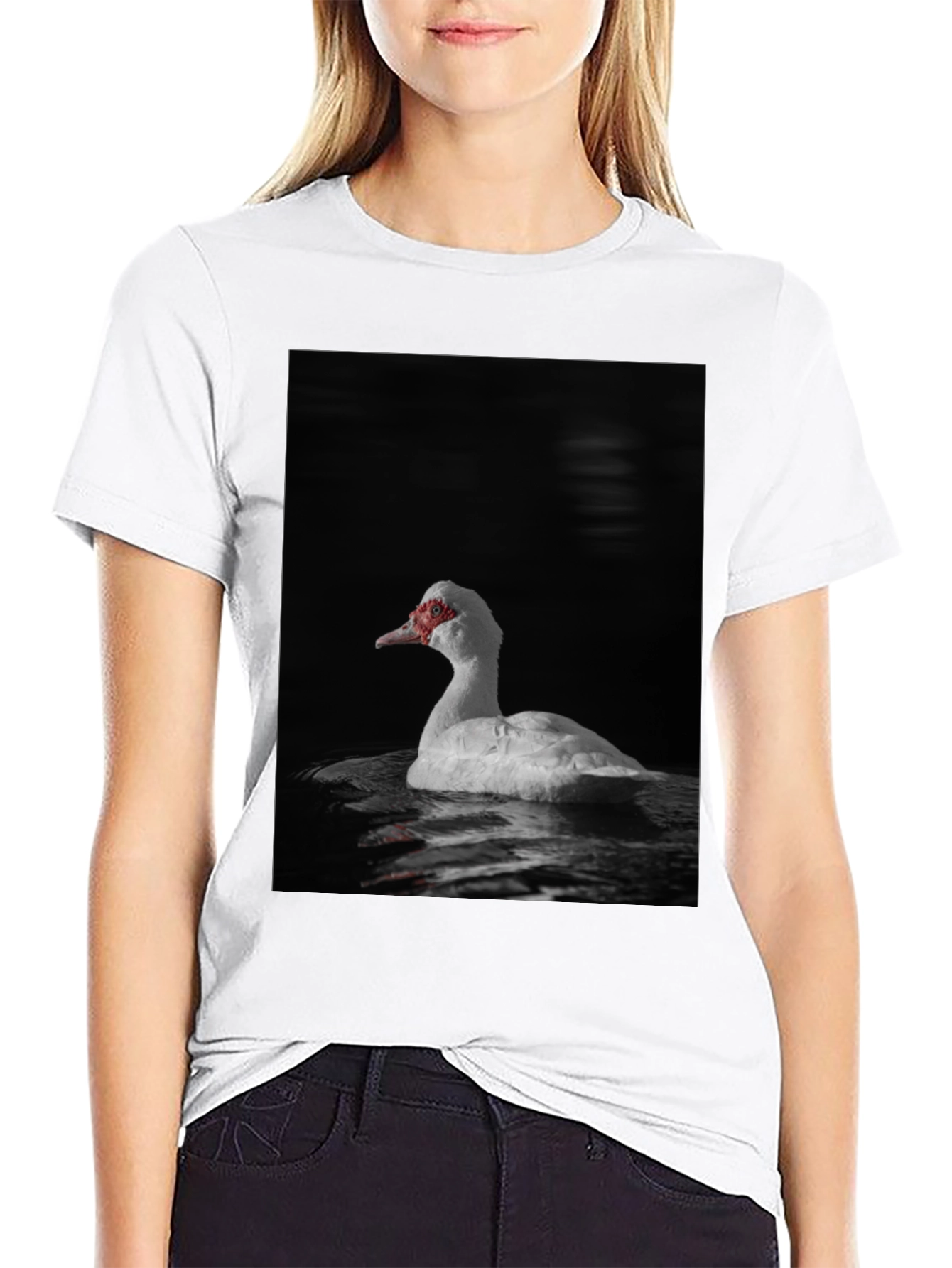 Duck Graphic Black T-Shirt