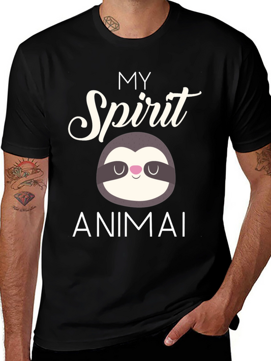 My Spirit Animal Sloth Graphic Tee - Comfort & Style