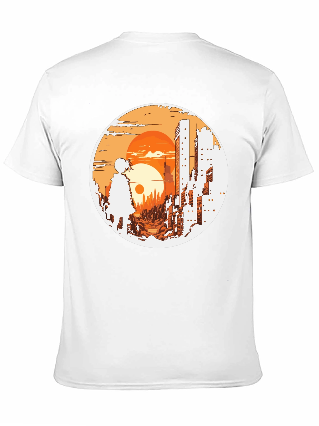 Urban Sunset Graphic T-Shirt