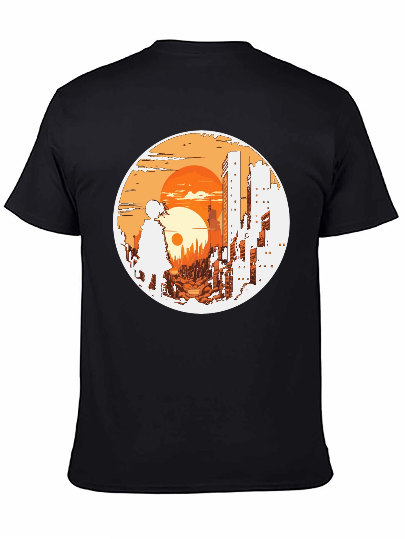 Urban Sunset Graphic T-Shirt