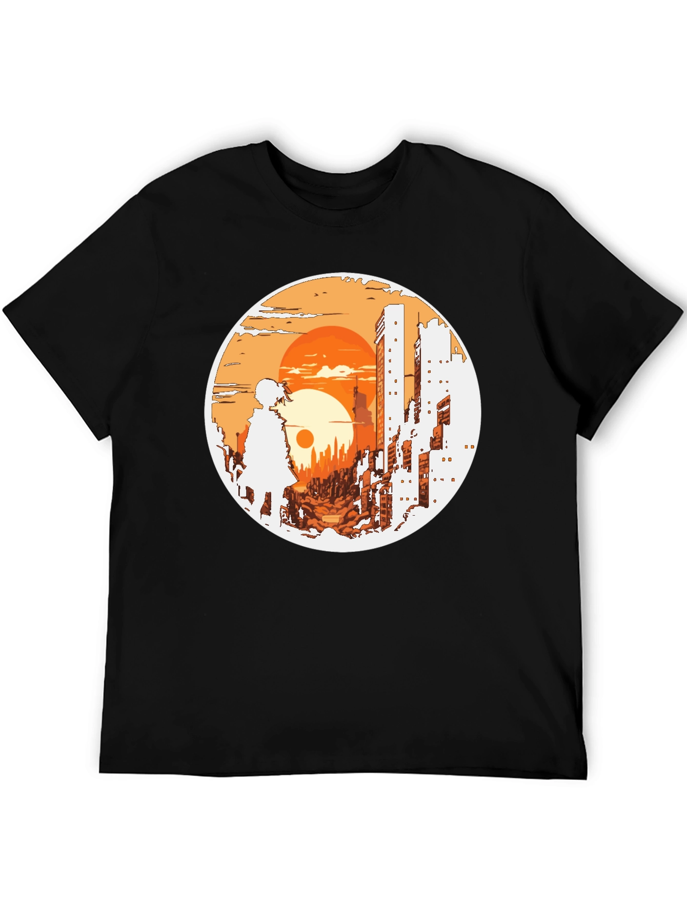 Urban Sunset Graphic T-Shirt