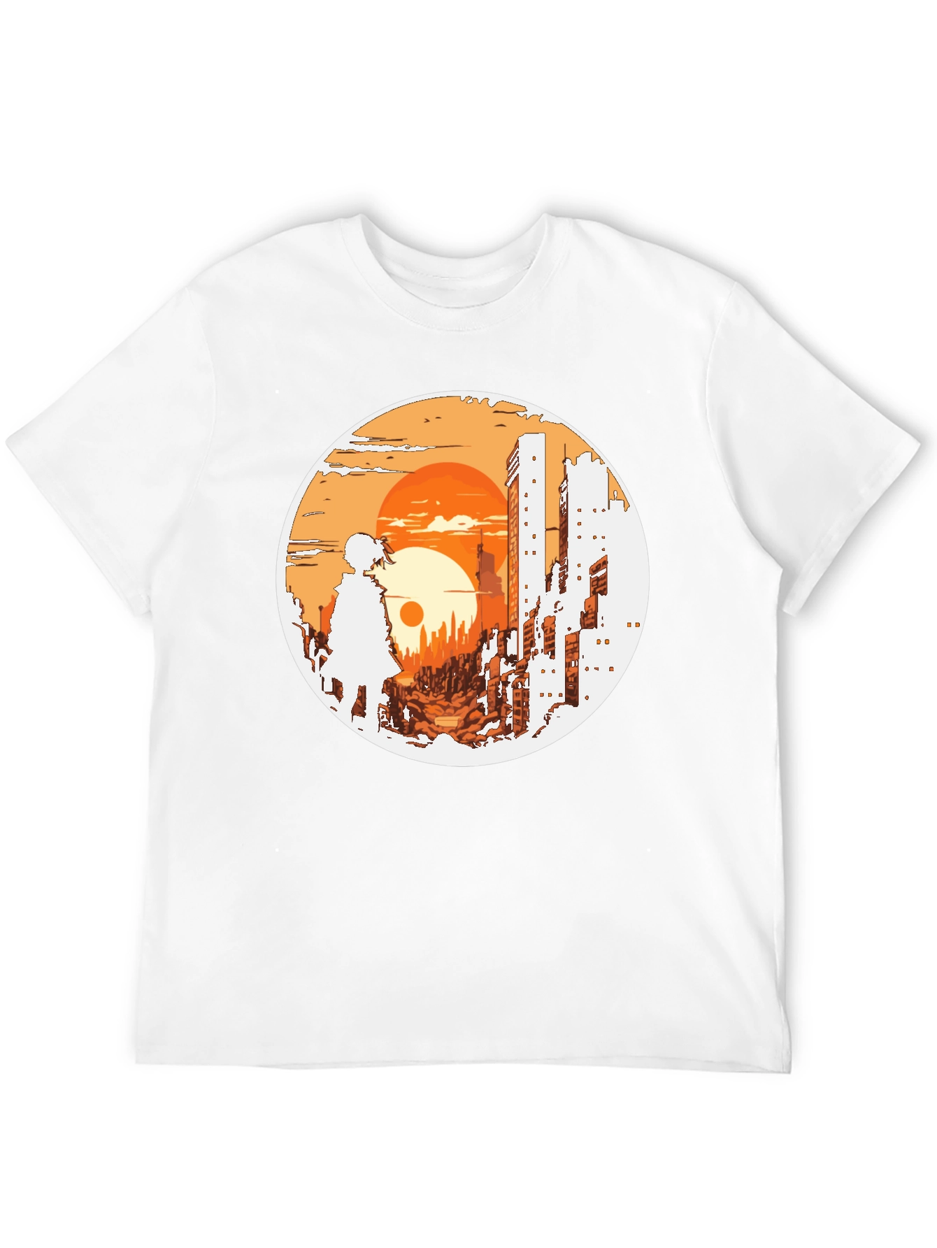 Urban Sunset Graphic T-Shirt