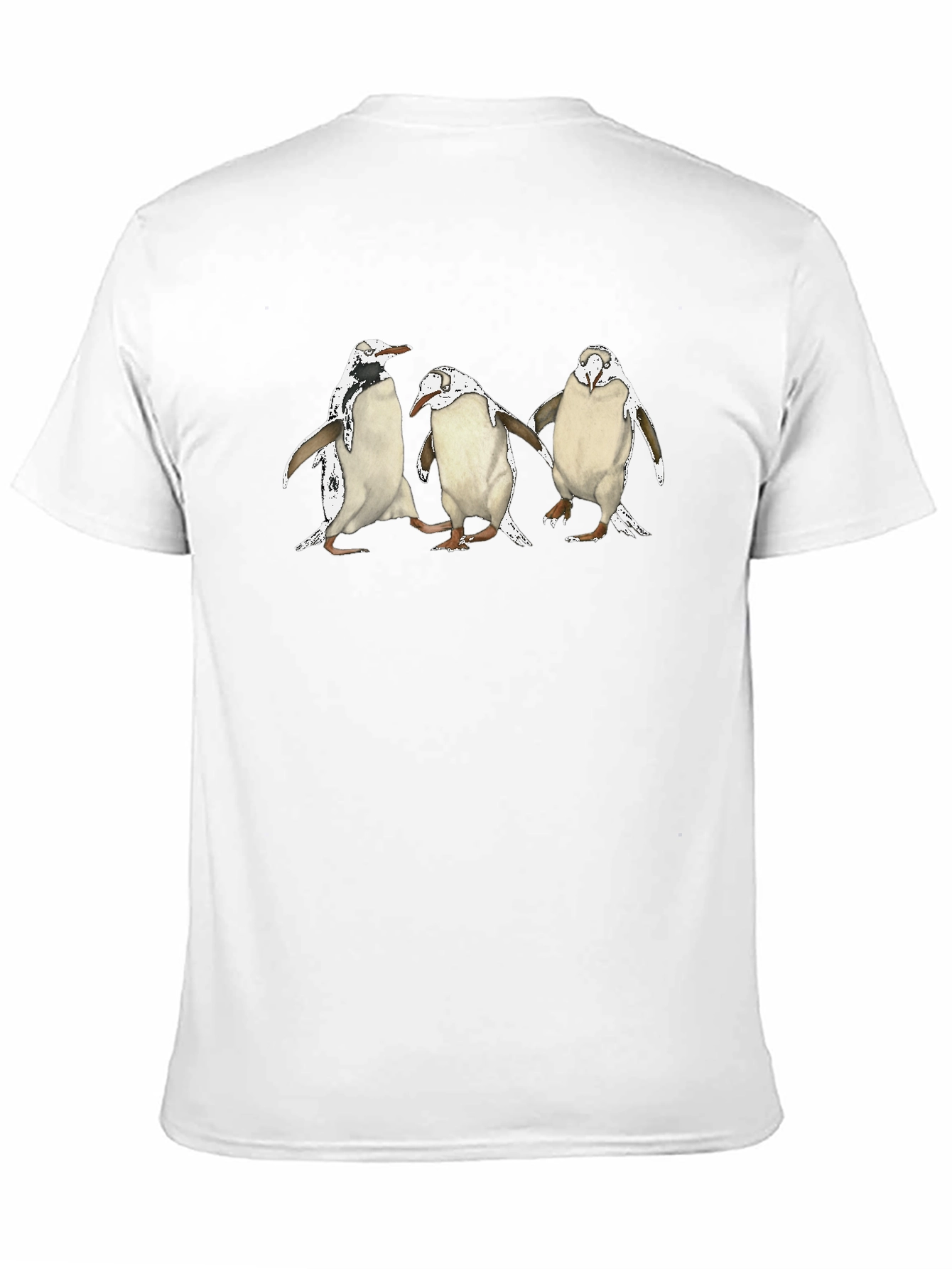 Penguin Trio Black T-Shirt