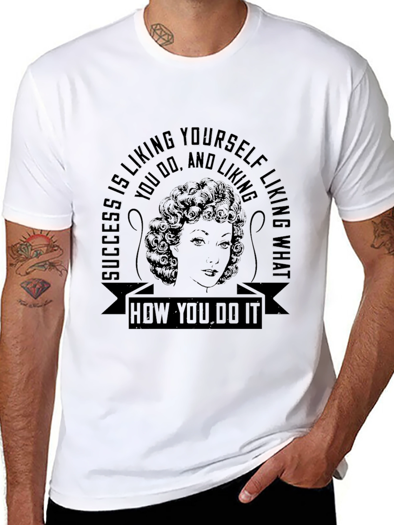 Success Liking Yourself Quote T-Shirt