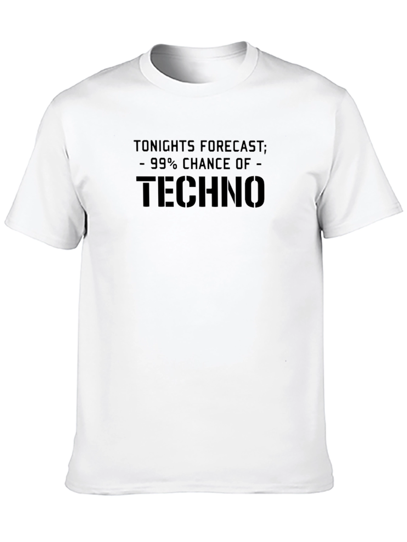 Techno Forecast Graphic T-Shirt