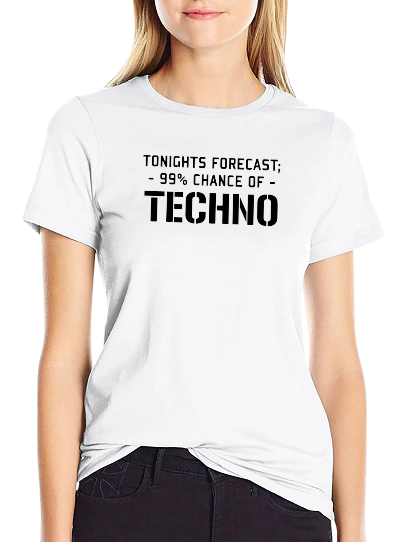 Techno Forecast Graphic T-Shirt