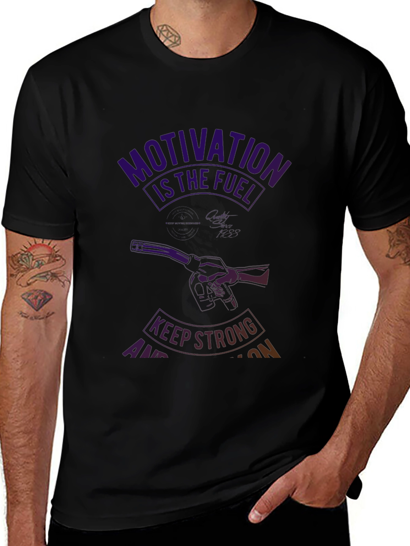 Motivation Fuel T-Shirt - Keep Strong!