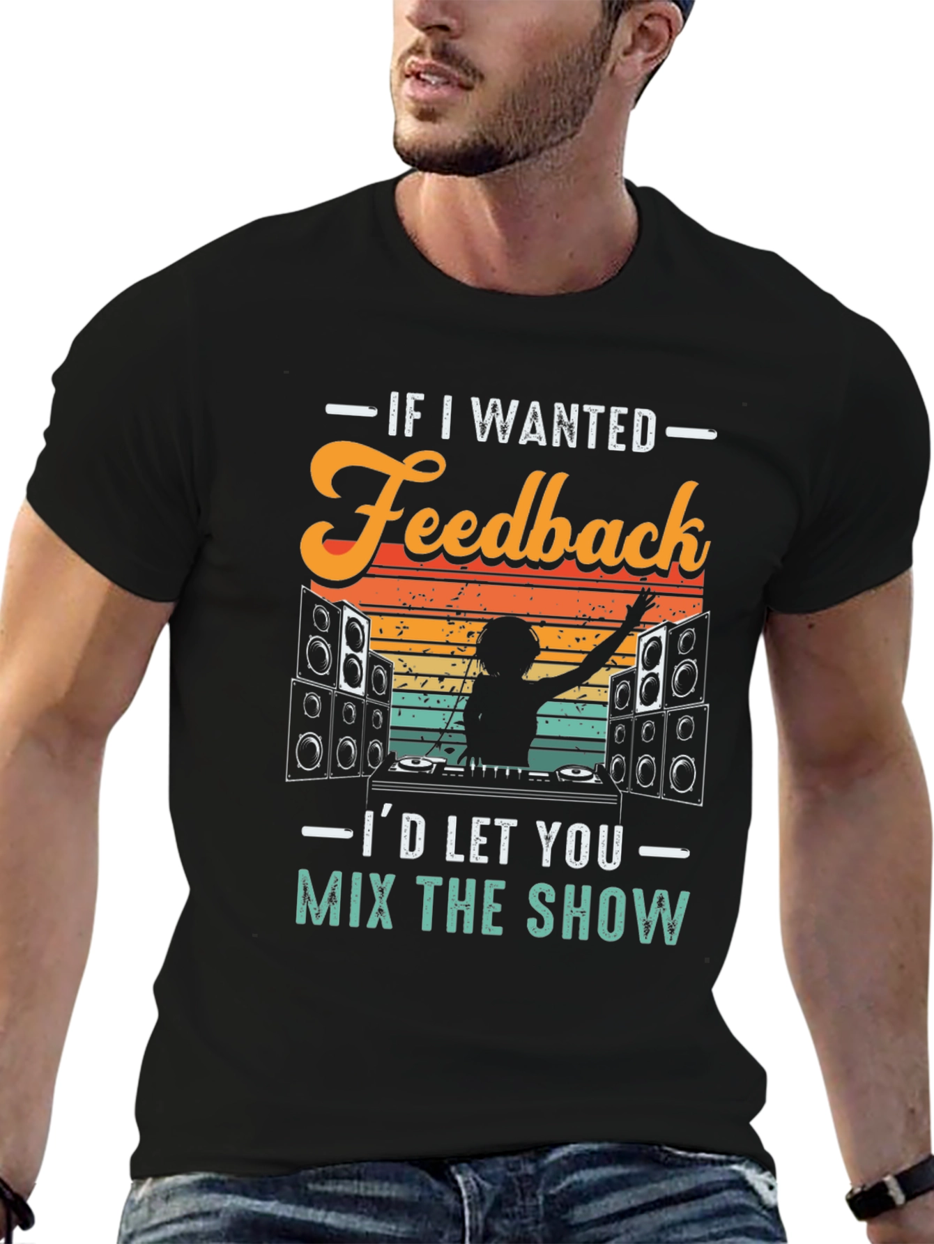 DJ Feedback Mix Show Graphic T-Shirt