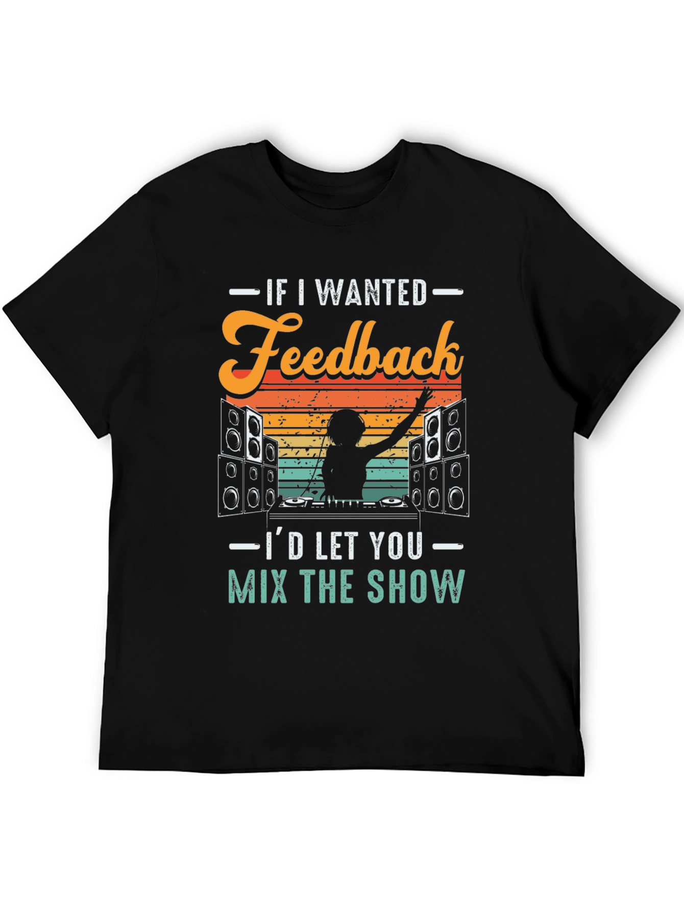 DJ Feedback Mix Show Graphic T-Shirt