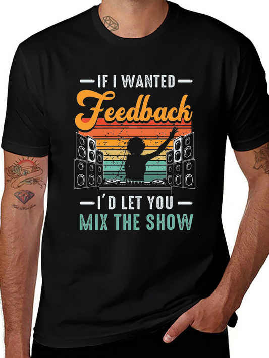 DJ Feedback Mix Show Graphic T-Shirt