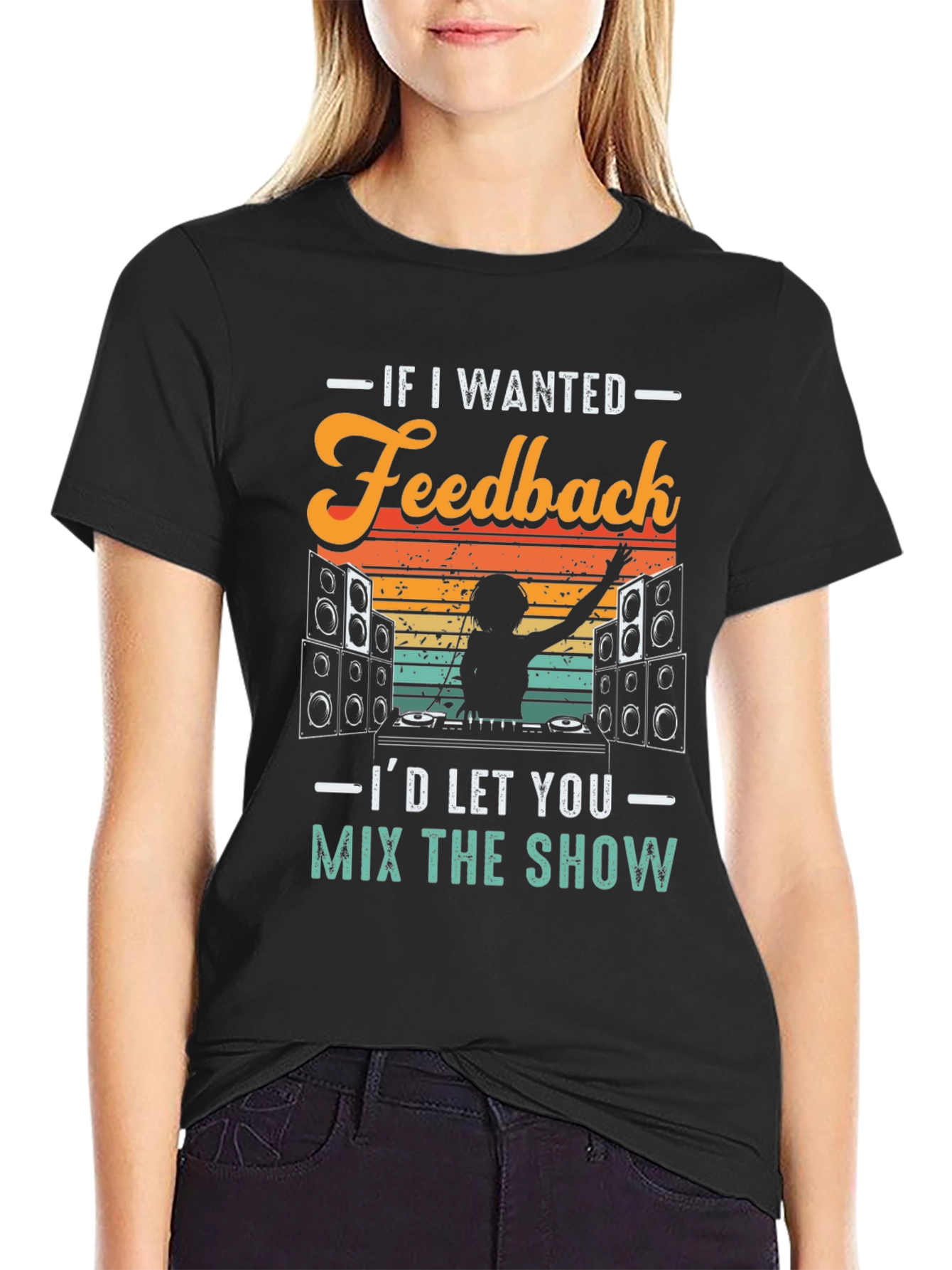 DJ Feedback Mix Show Graphic T-Shirt