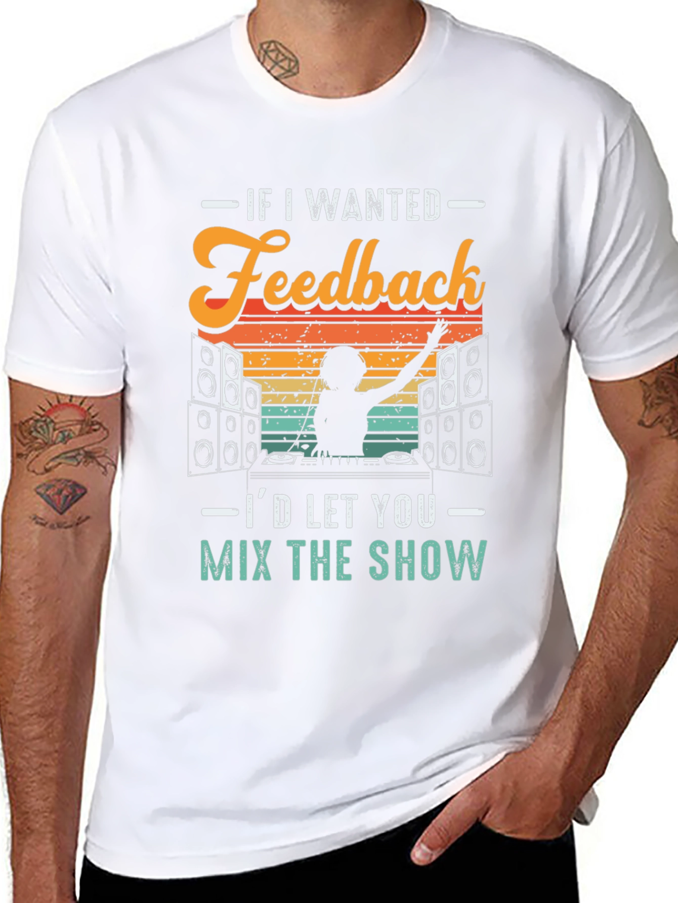 DJ Feedback Mix Show Graphic T-Shirt
