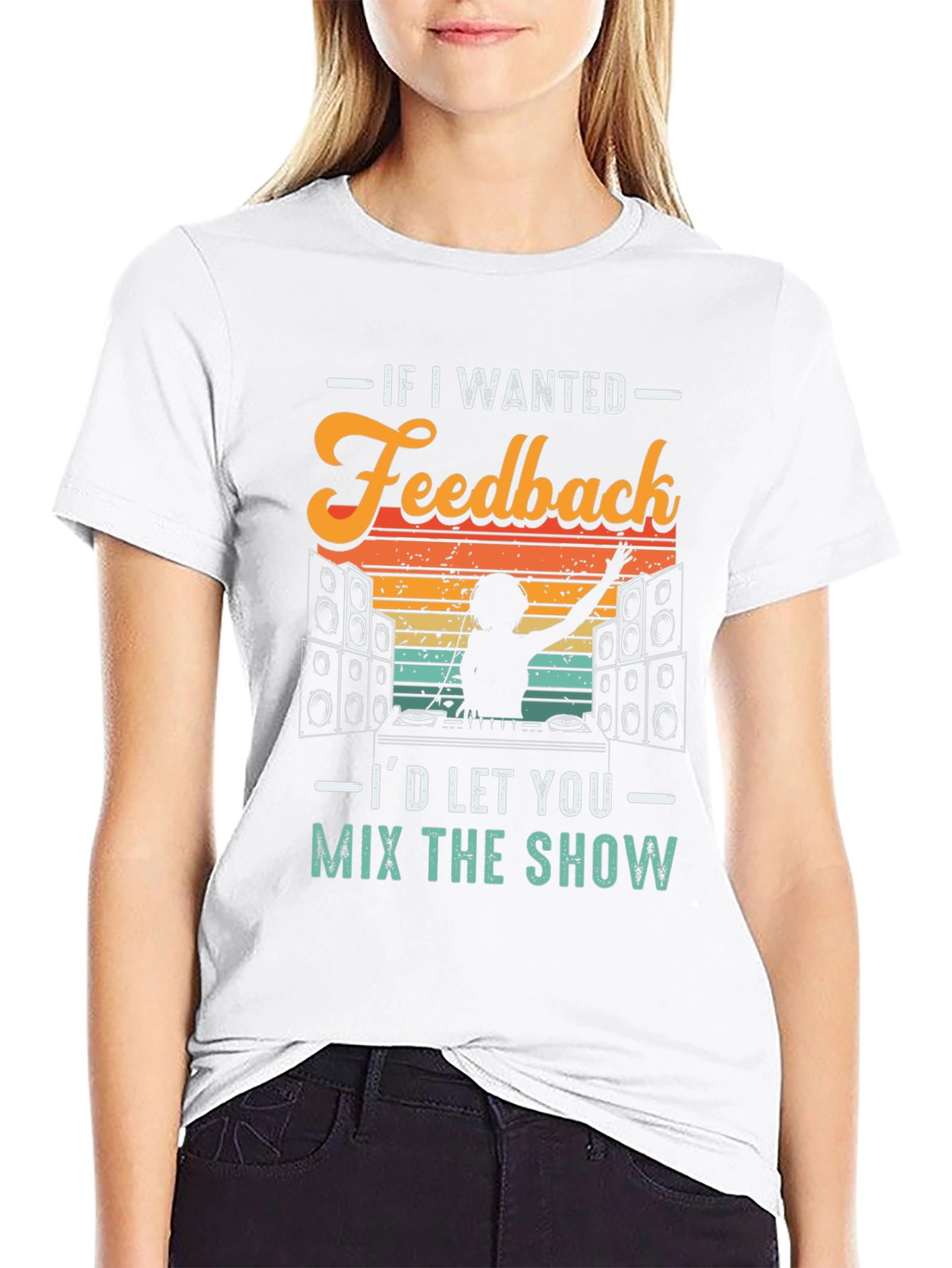 DJ Feedback Mix Show Graphic T-Shirt