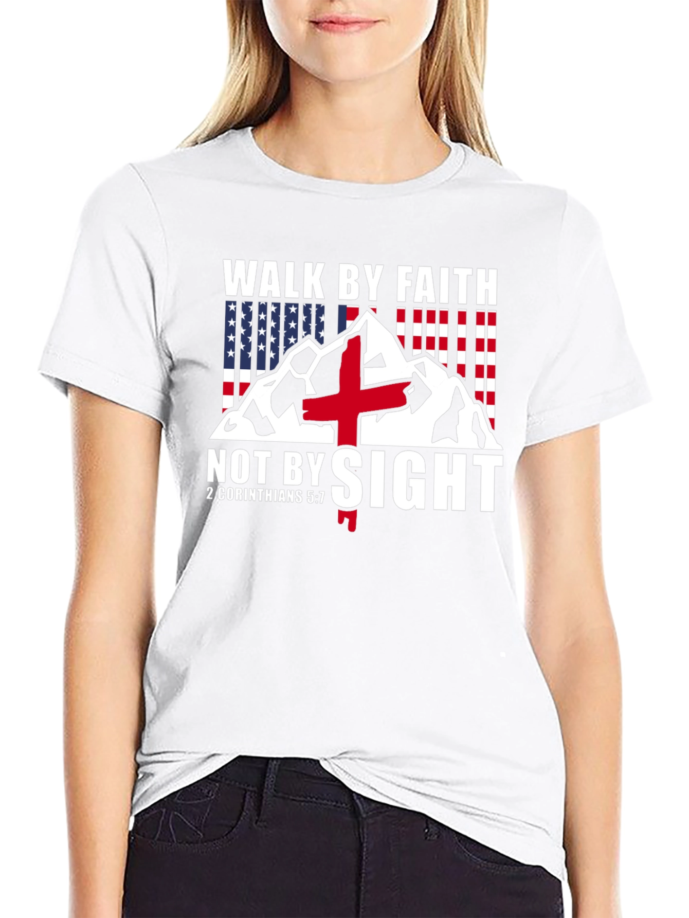 Walk By Faith Christian T-Shirt