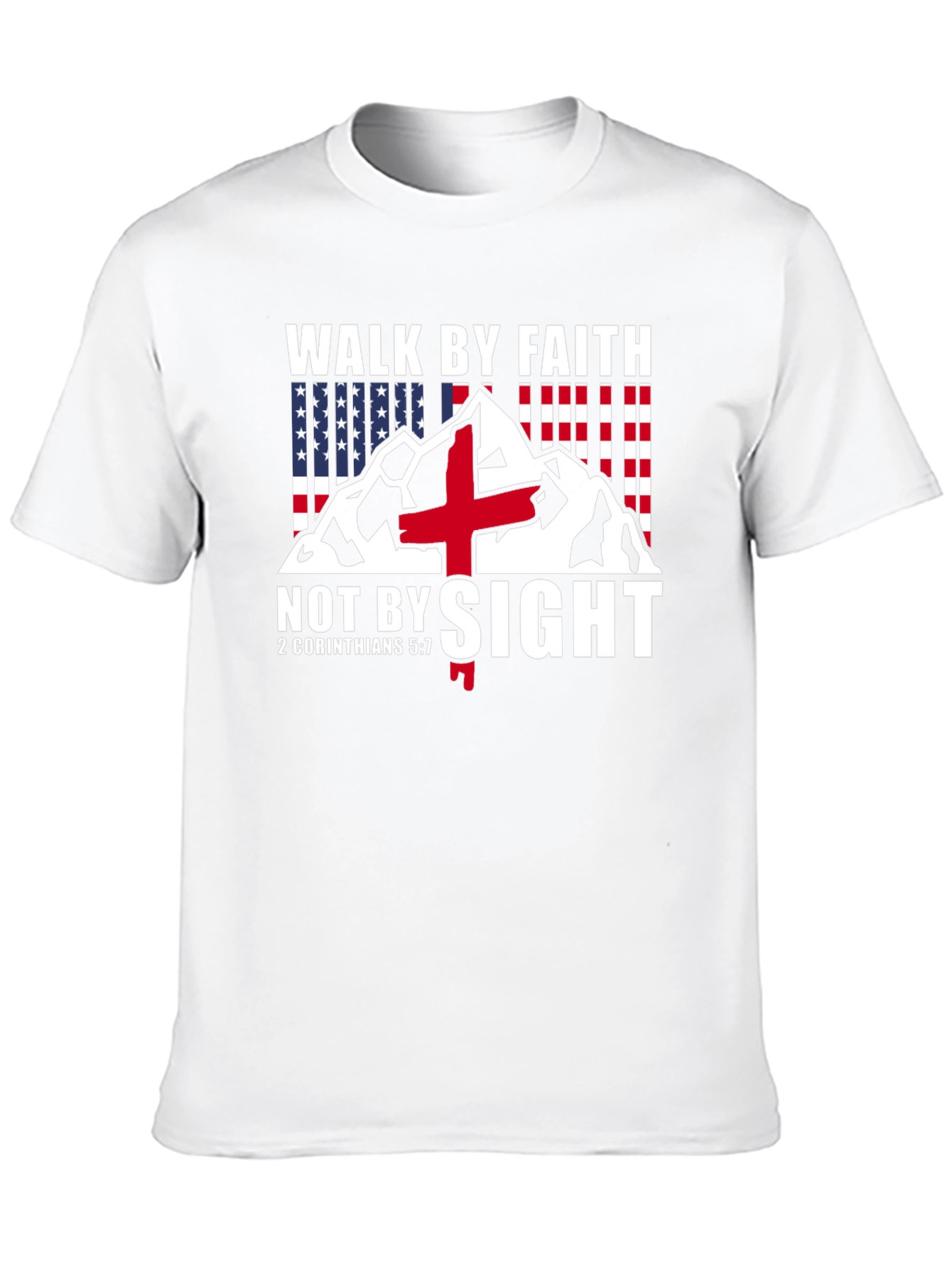 Walk By Faith Christian T-Shirt