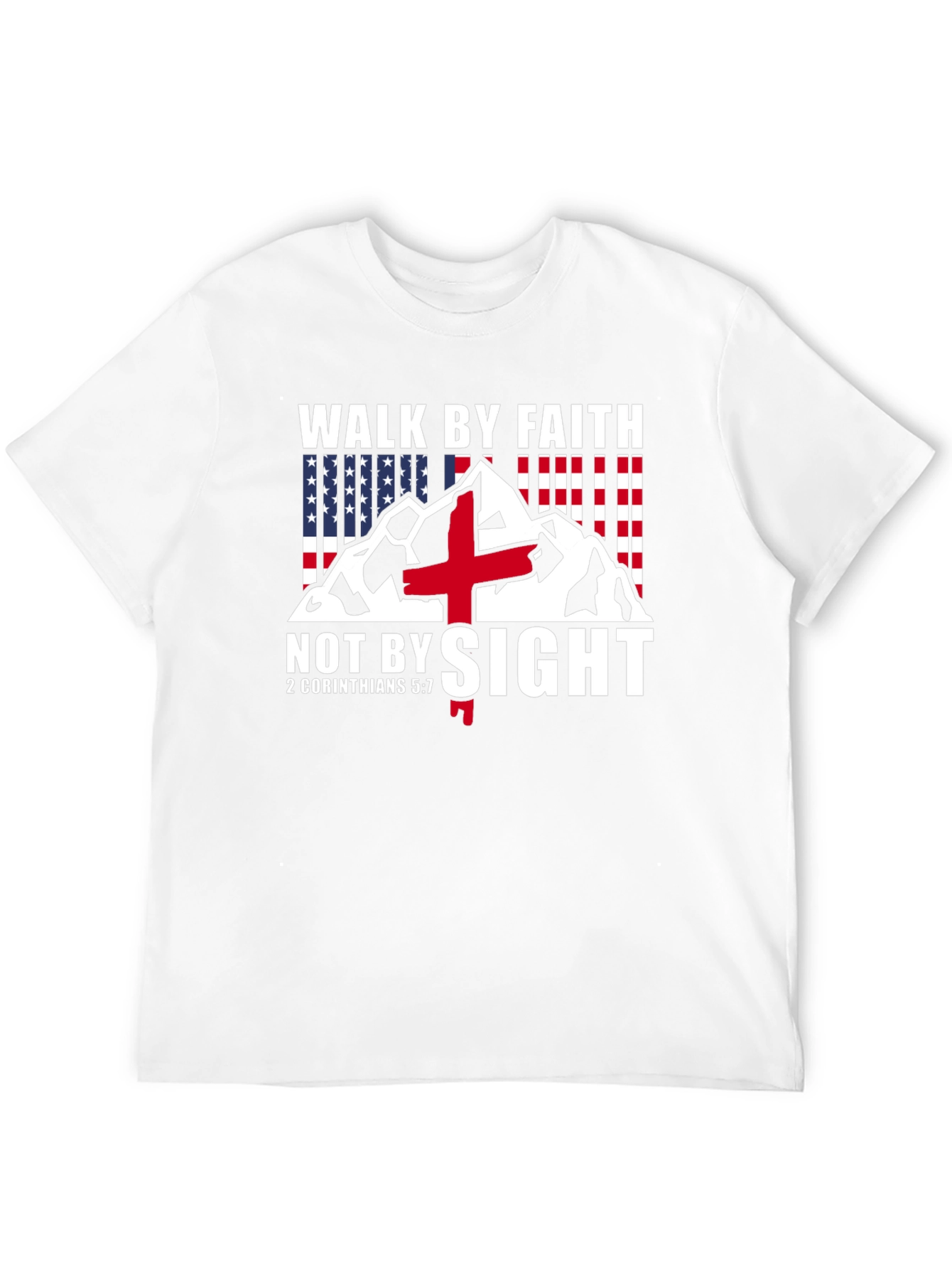 Walk By Faith Christian T-Shirt