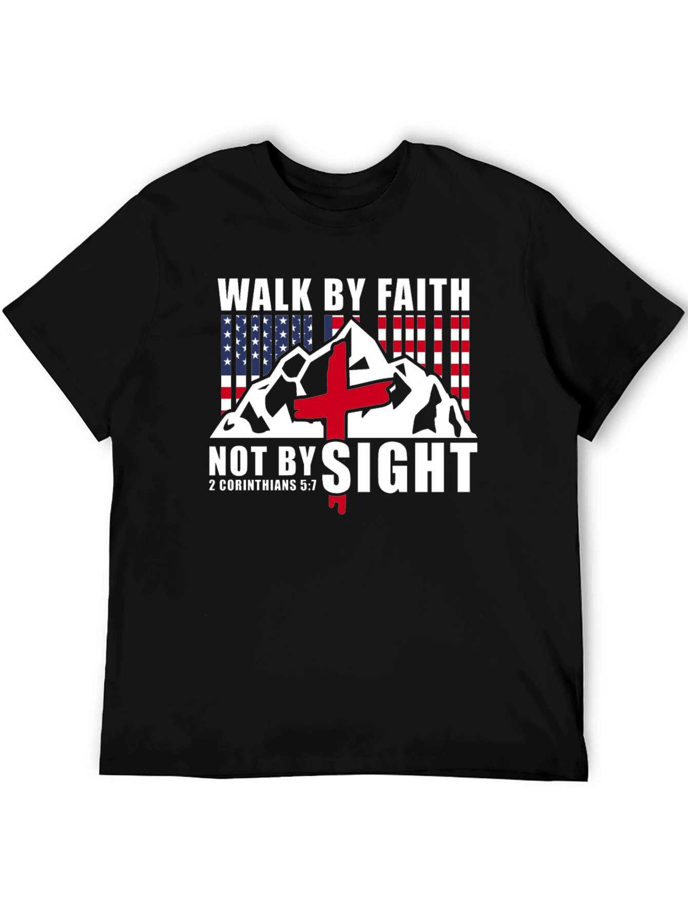 Walk By Faith Christian T-Shirt