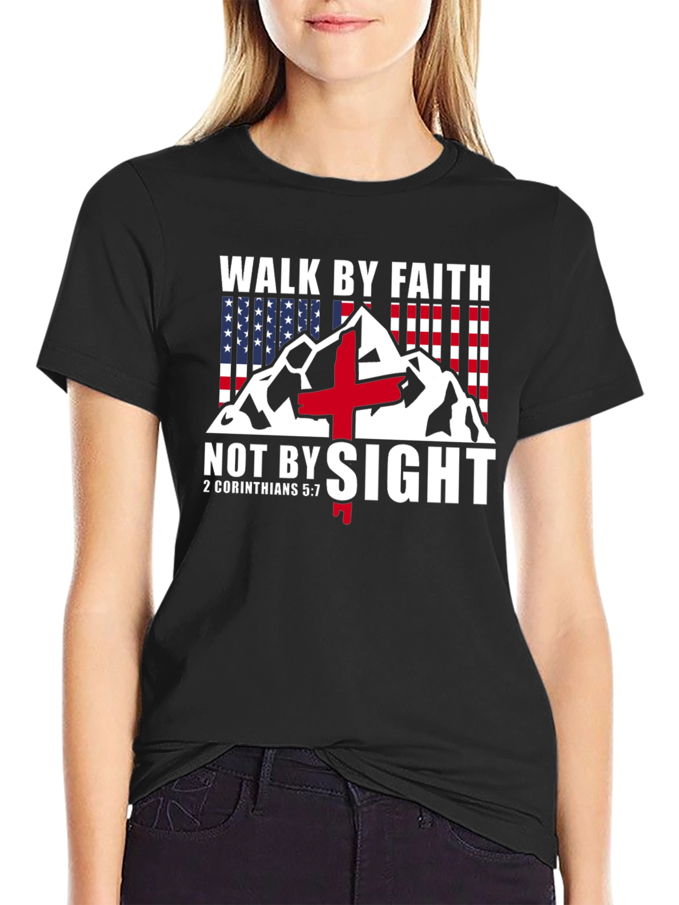Walk By Faith Christian T-Shirt
