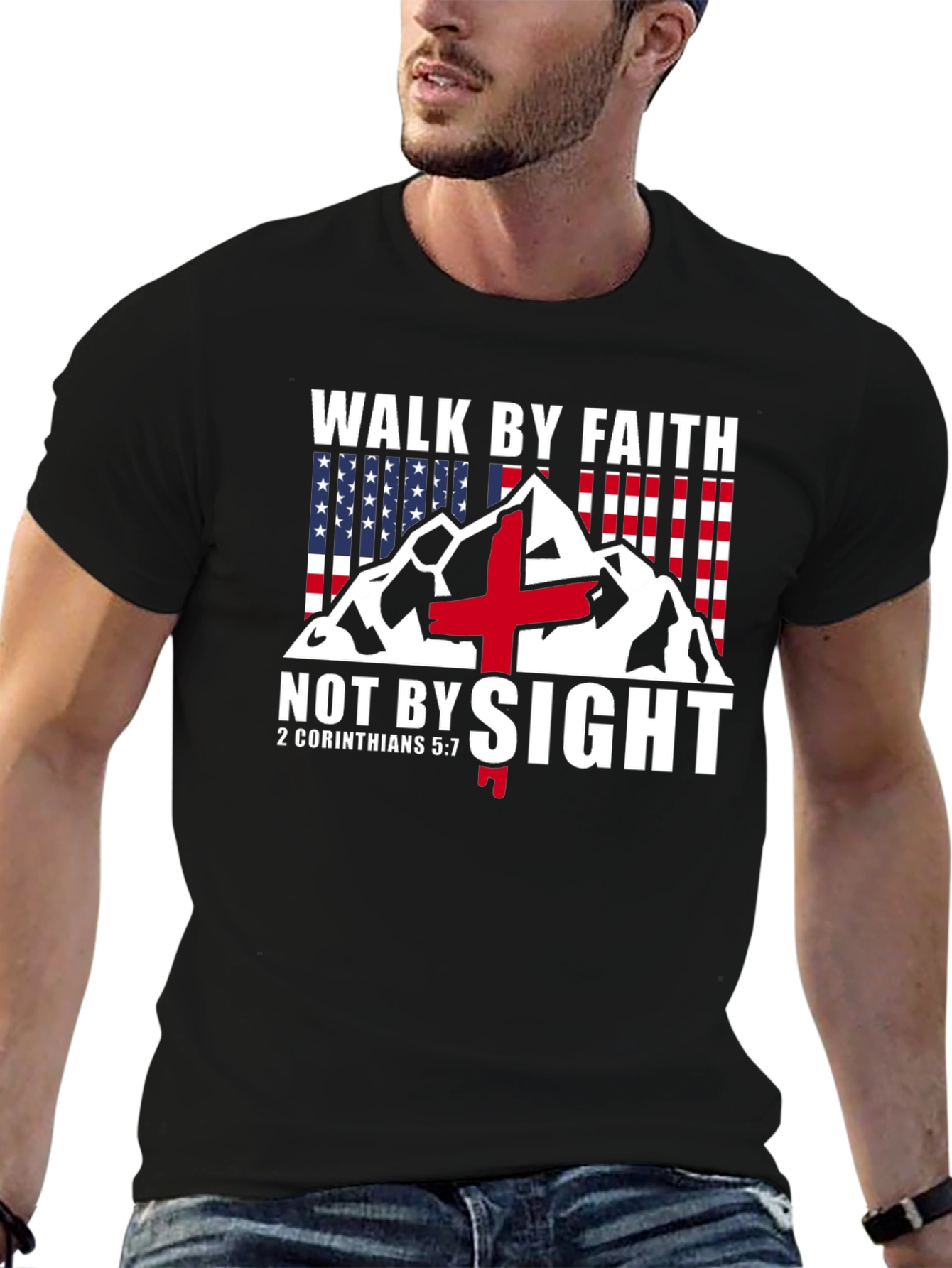 Walk By Faith Christian T-Shirt