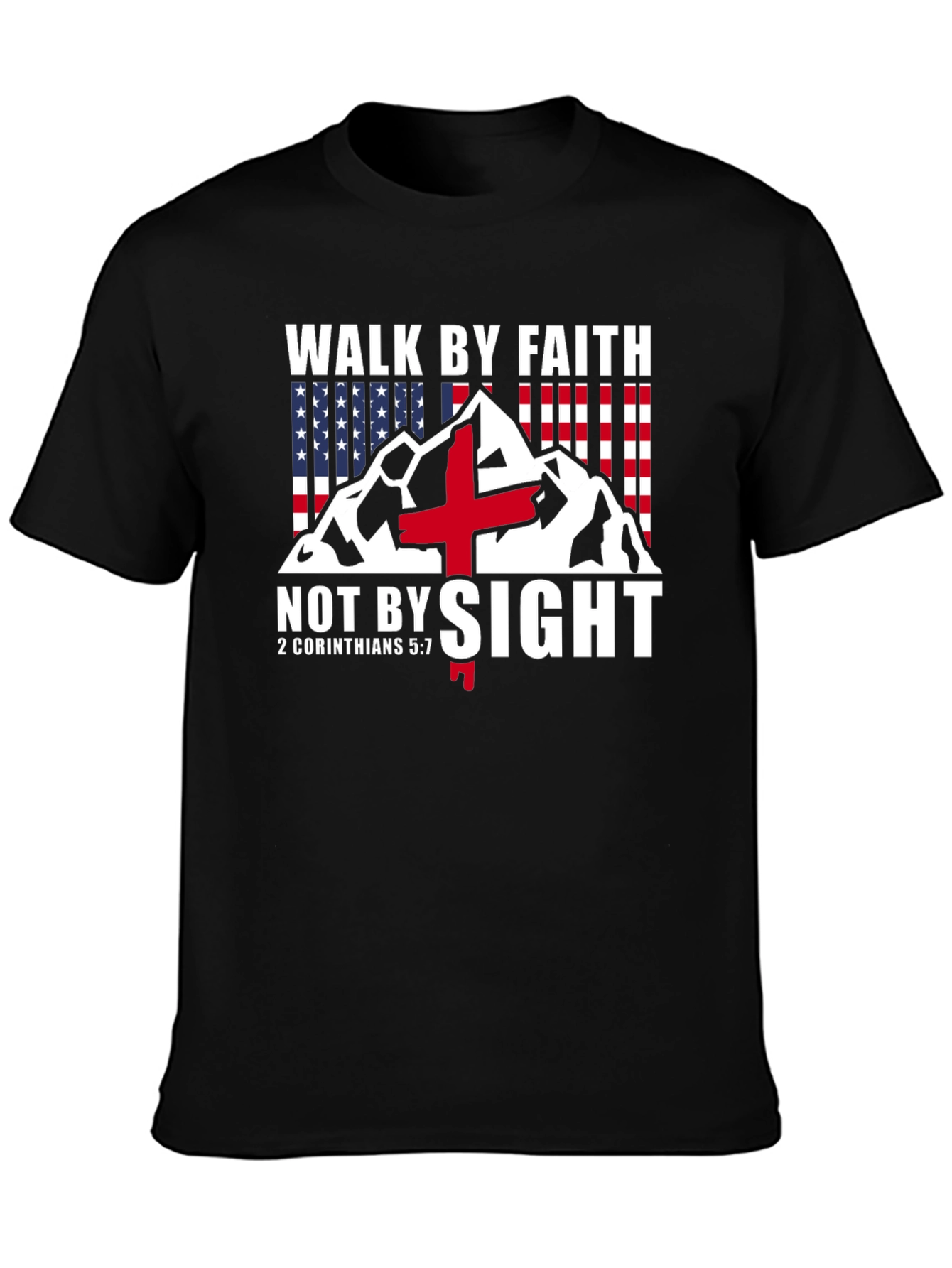 Walk By Faith Christian T-Shirt