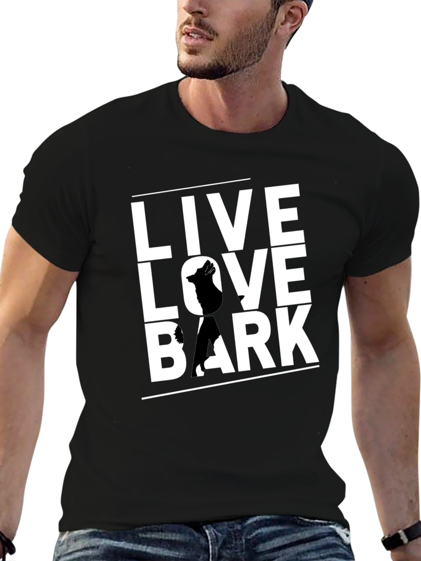 Live Love Bark Dog T-Shirt